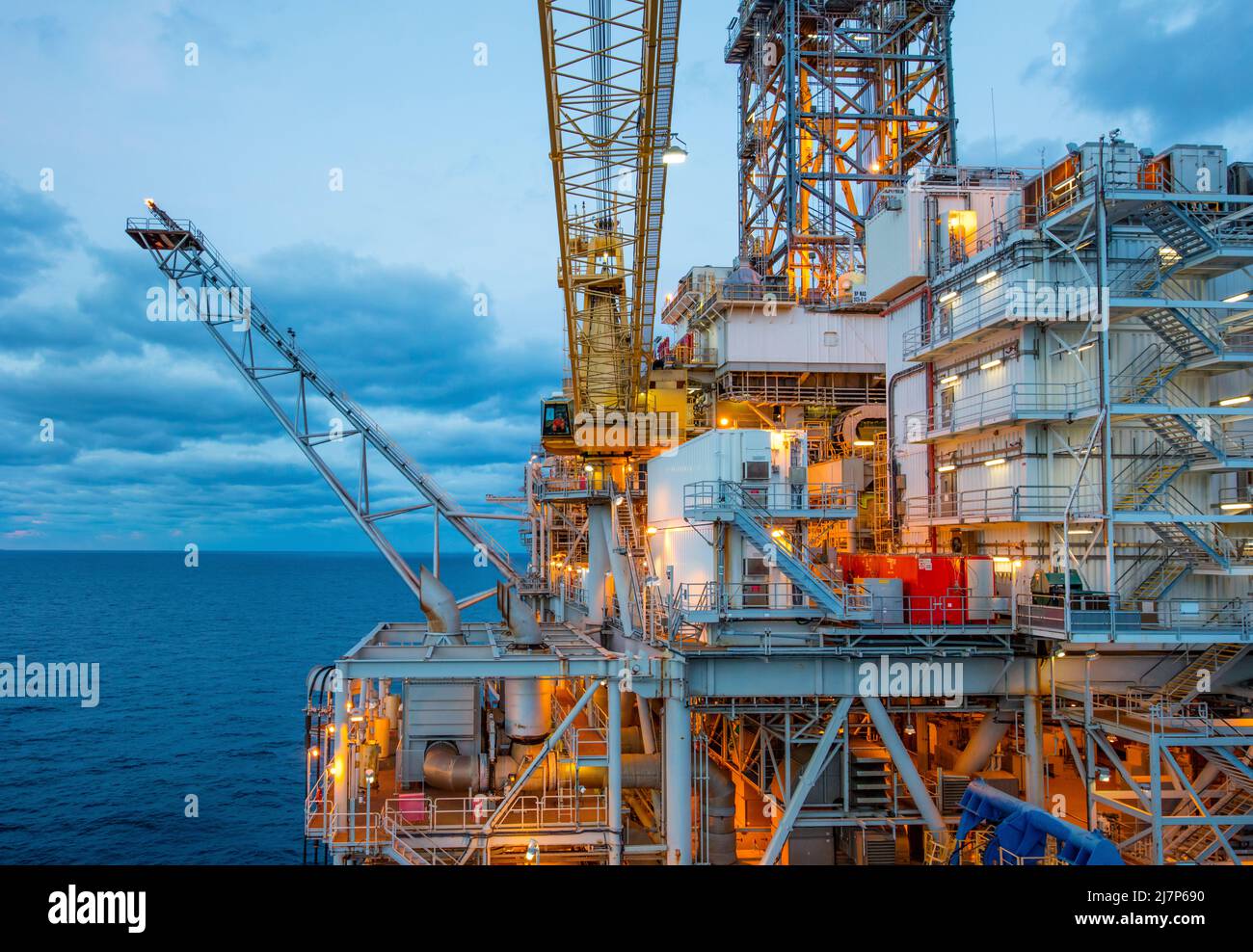 Gulf of Mexico Offshore Drilling Platform Stock Photo Alamy