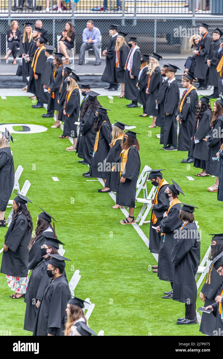 Graduation during pandemic hi-res stock photography and images - Alamy