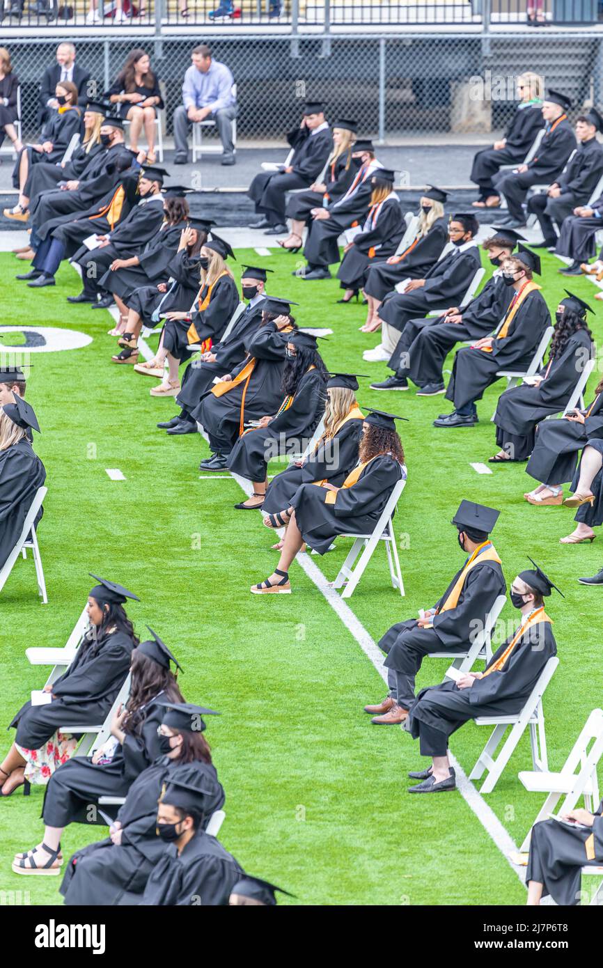 Graduation during pandemic hi-res stock photography and images - Alamy