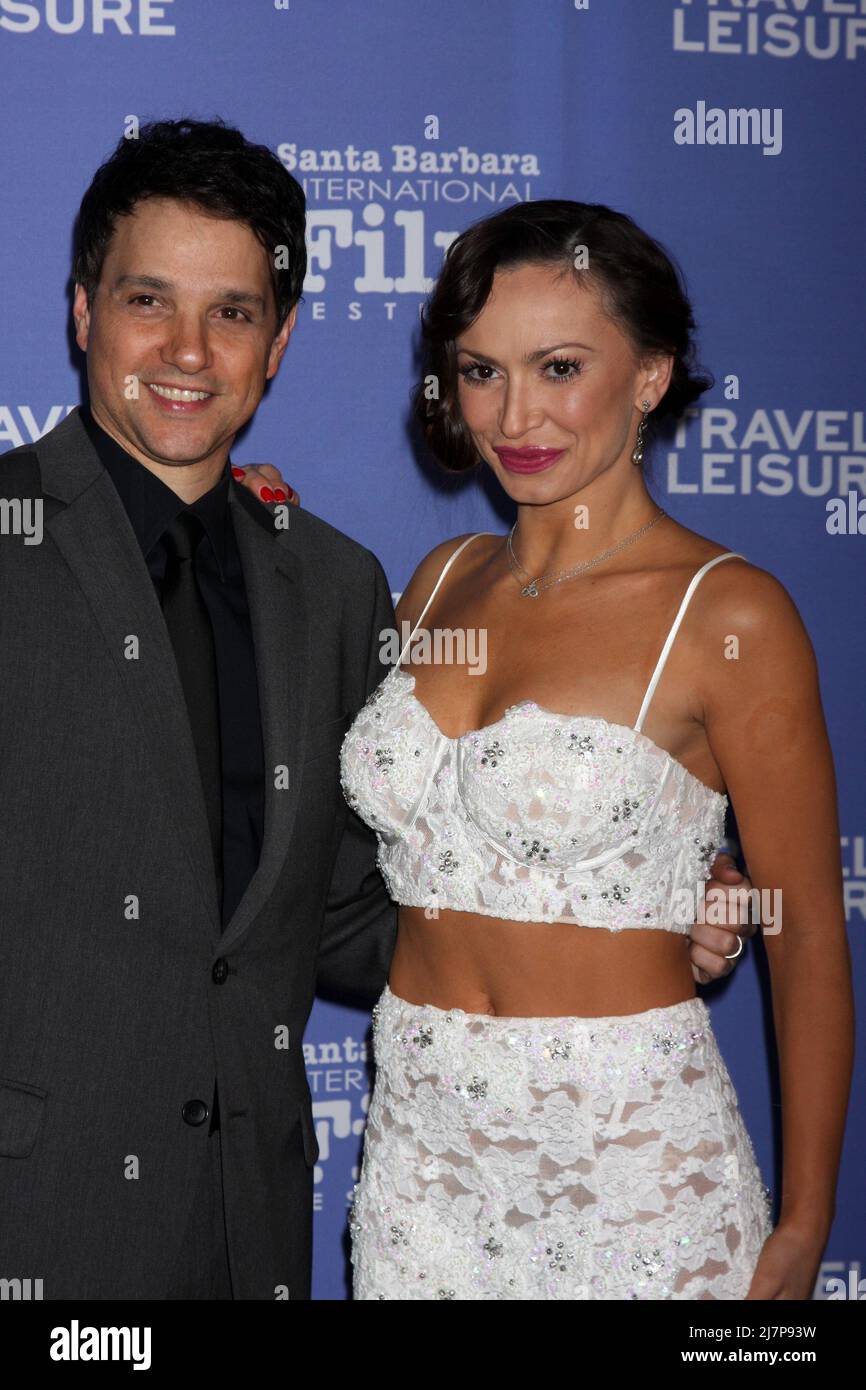 SANTA BARBARA FEB 4 Ralph Macchio, Karina Smirnoff at the Santa