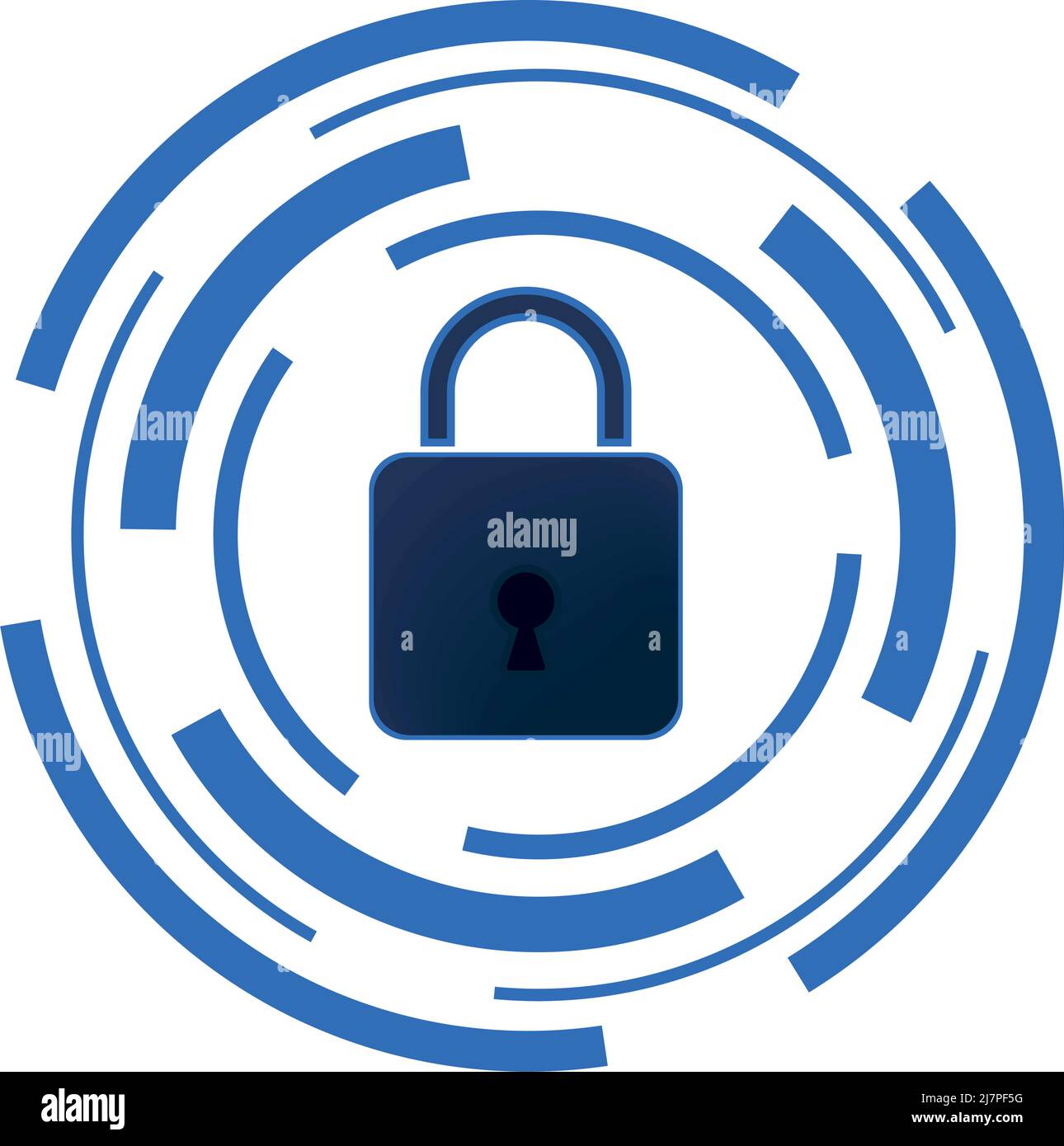 circular frame with padlock cyber security Stock Vector Image & Art - Alamy