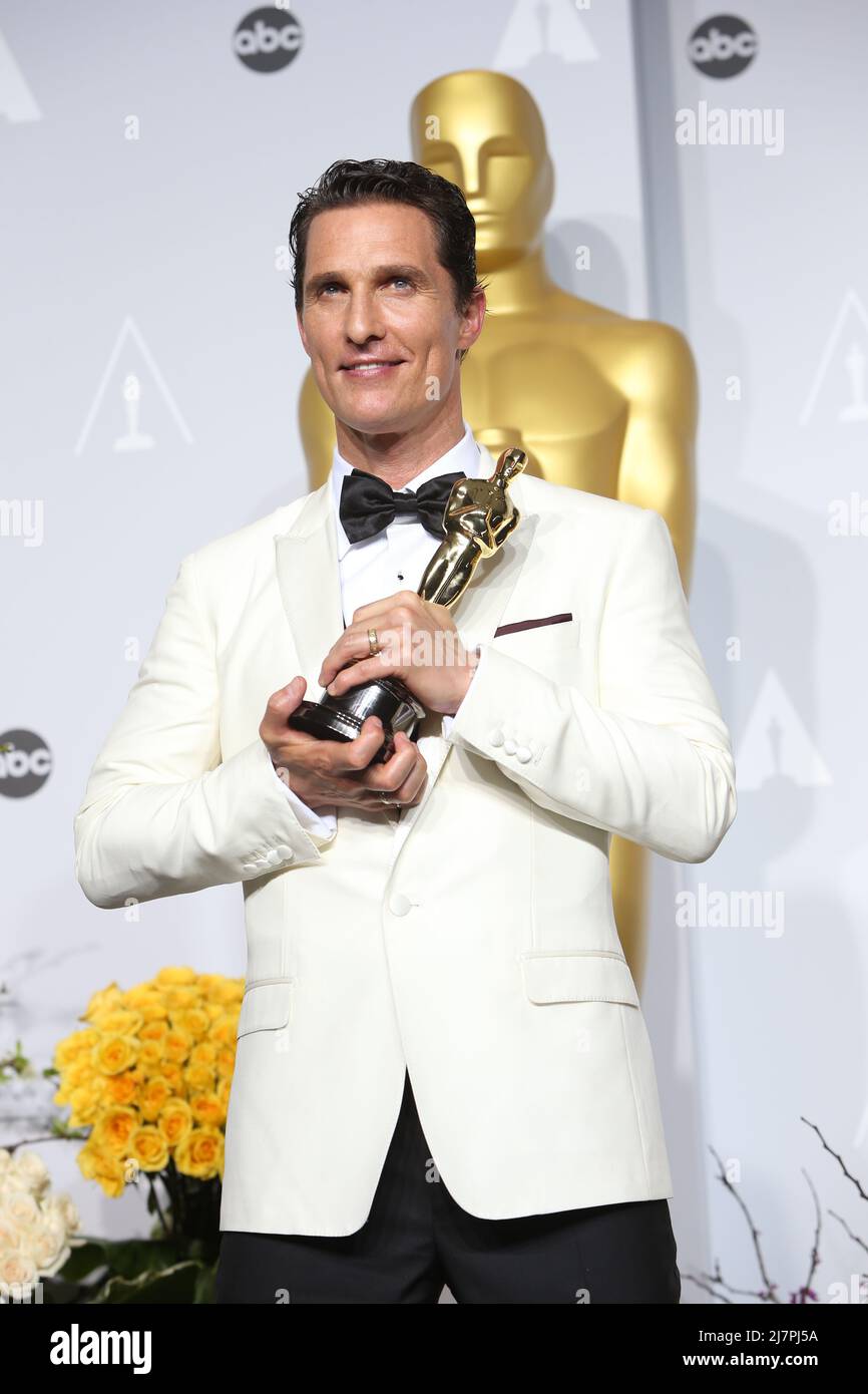 LOS ANGELES MAR 2 Matthew McConaughey at the 86th Academy Awards at