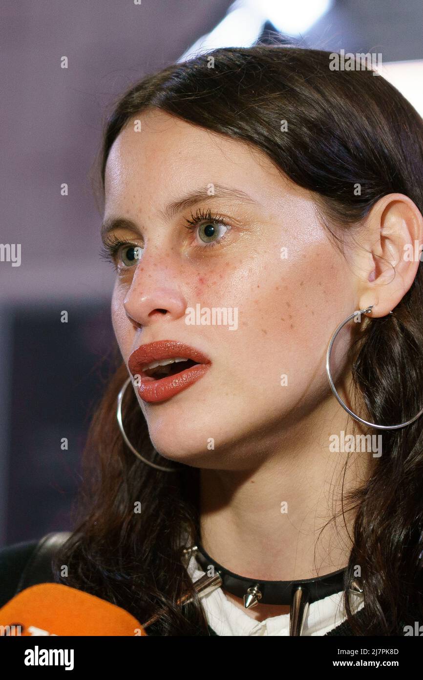Milena Smit attends 'Suelta' photocall at Cine Paz in Madrid. (Photo by  Atilano Garcia / SOPA Images/Sipa USA Stock Photo - Alamy, image size:866x1390