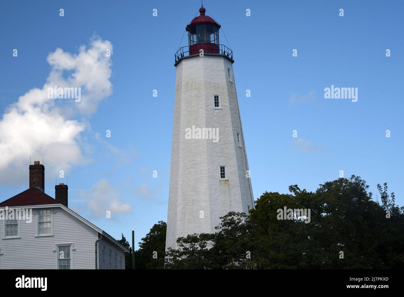 FIRST WATCH Sandy hook light of NJ was completed in 1764 and is the