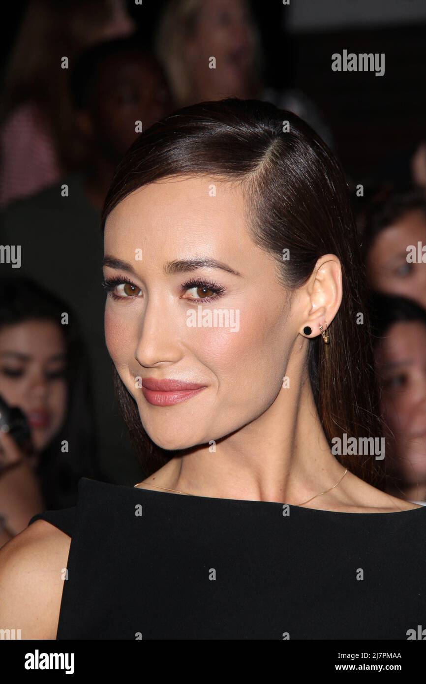 LOS ANGELES - MAR 18:  Maggie Q at the 'Divergent' Los Angeles Premiere at Bruin Theater on March 18, 2014 in Westwood, CA Stock Photo