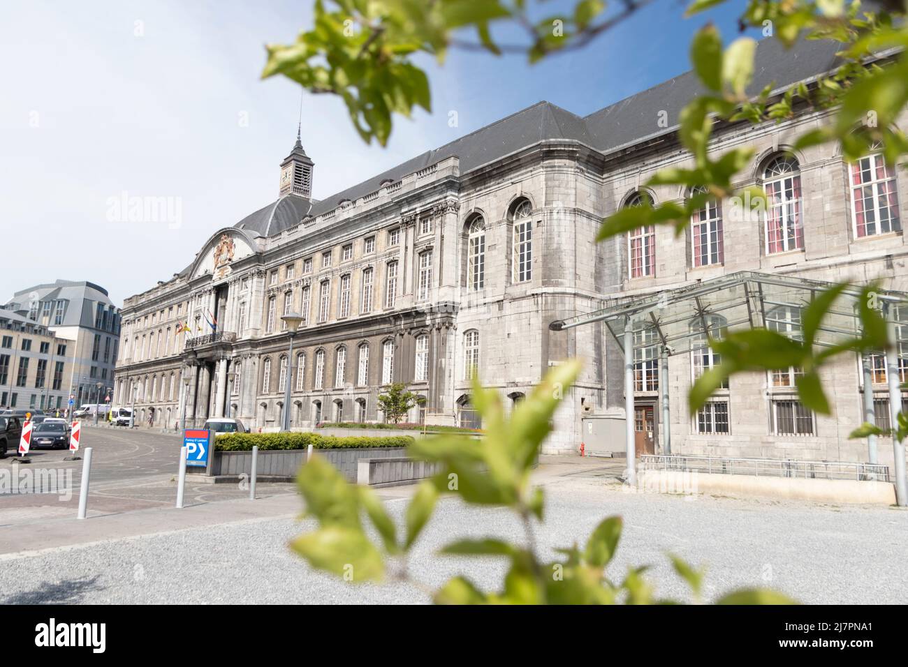 Springtime at Prince-Bishops' Palace Stock Photo