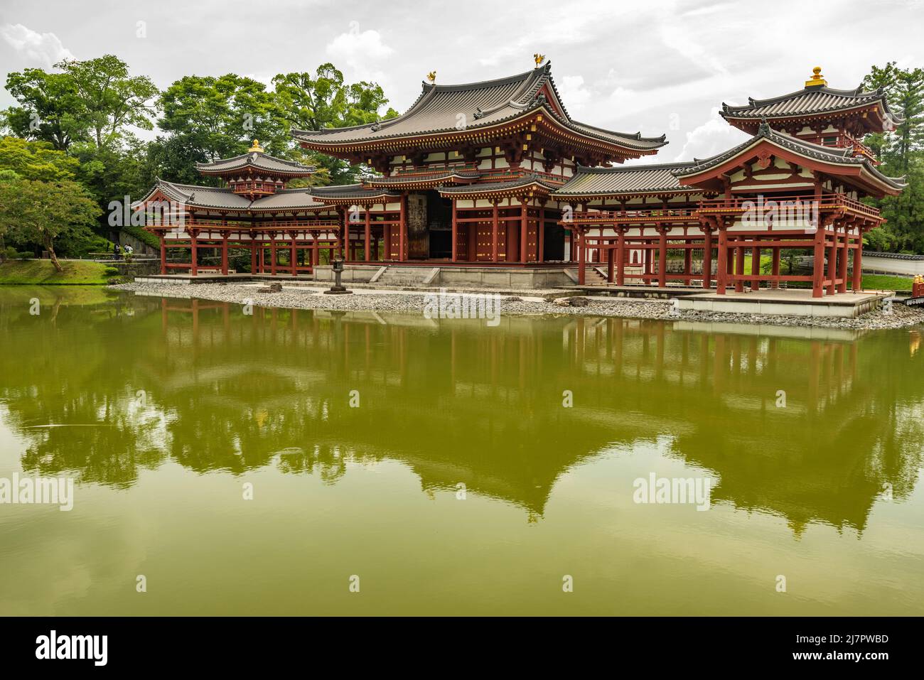 Byodo-in Buddhist Temple in Kyoto, Japan Stock Photo