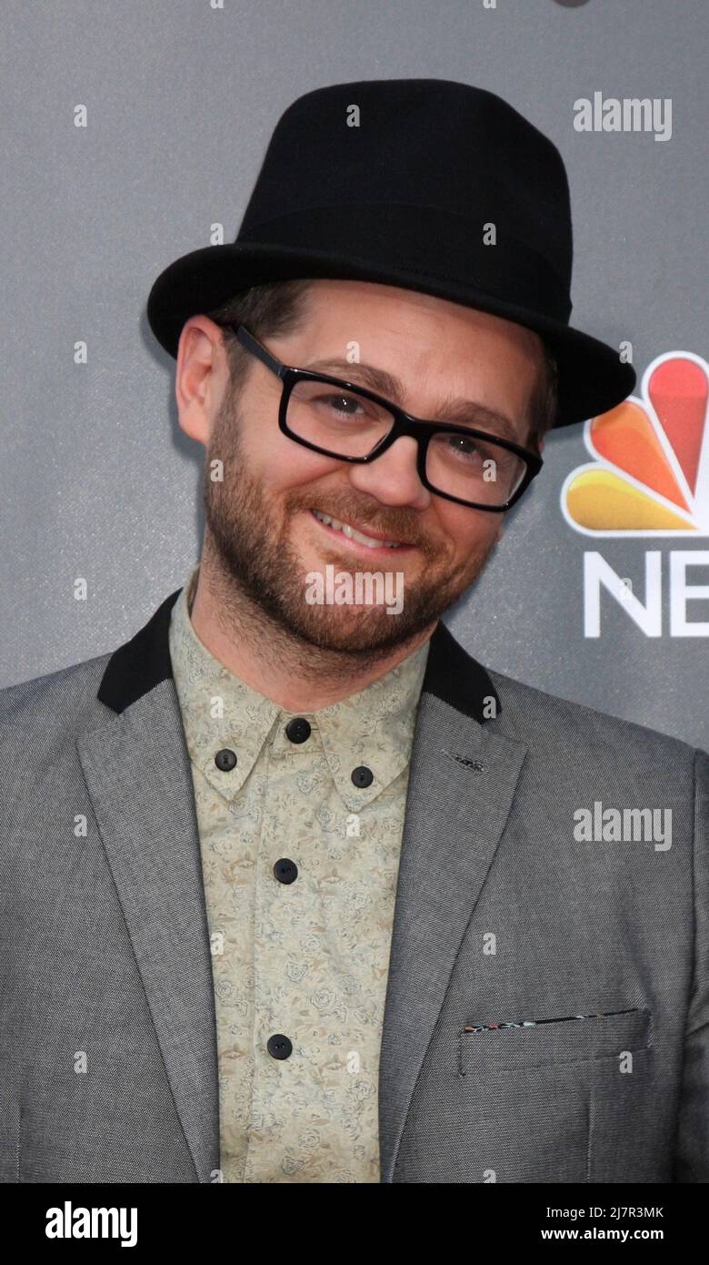 LOS ANGELES - APR 15:  Josh Kaufman at the NBC's "The Voice" Season 6 Top 12 Red Carpet Event  at Universal City Walk on April 15, 2014 in Los Angeles, CA Stock Photo