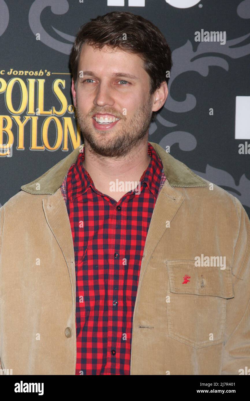 LOS ANGELES - JAN 7:  Jon Heder at the IFC's 'The Spoils Of Babylon' Screening at Directors Guild of America on January 7, 2014 in Los Angeles, CA Stock Photo