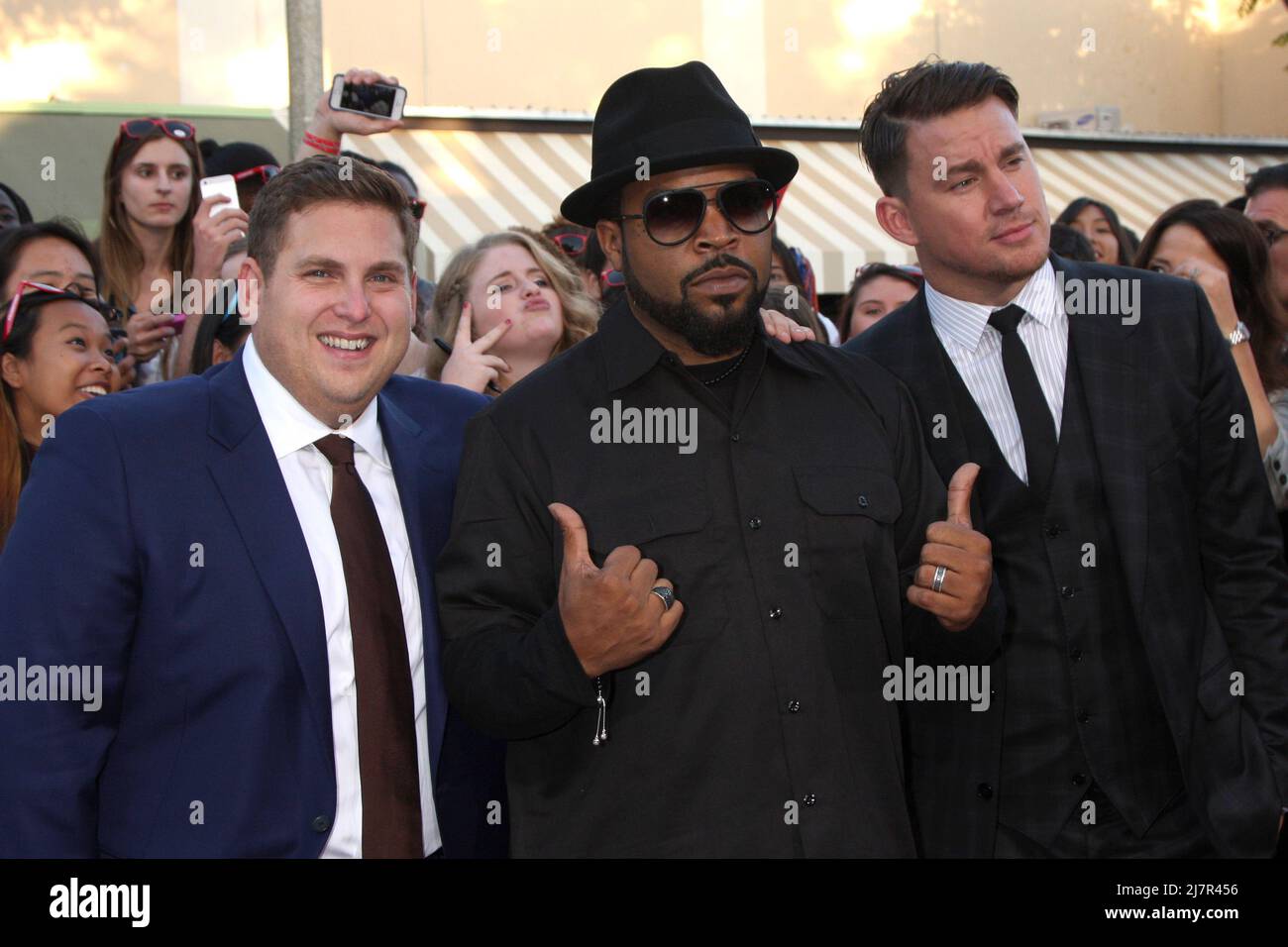 LOS ANGELES JUN 10 Jonah Hill, Ice Cube, Channing Tatum at the "22