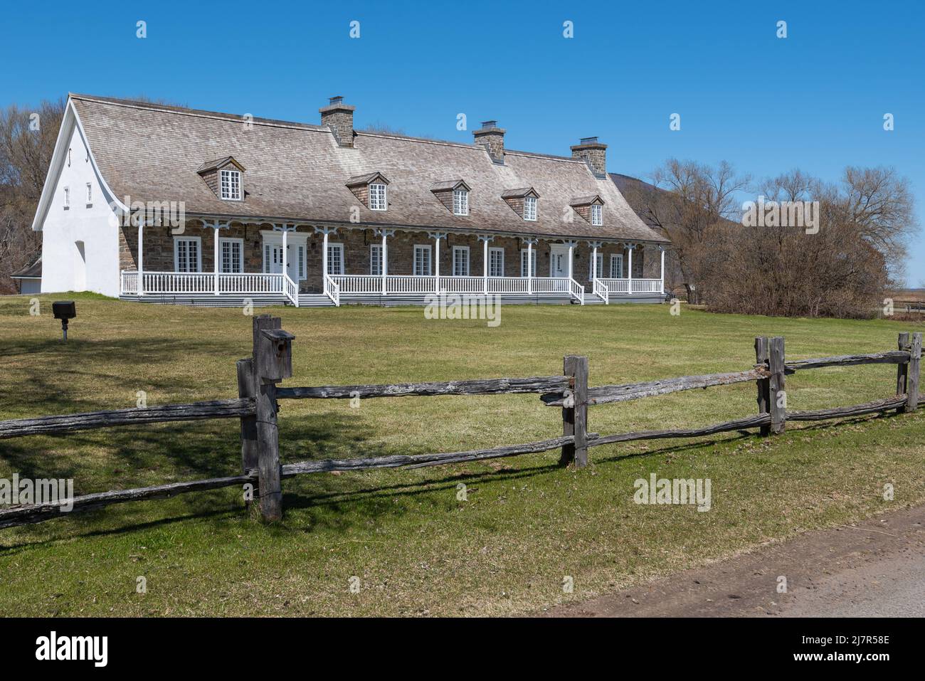The old farm where are the administration of the CapTourmente National