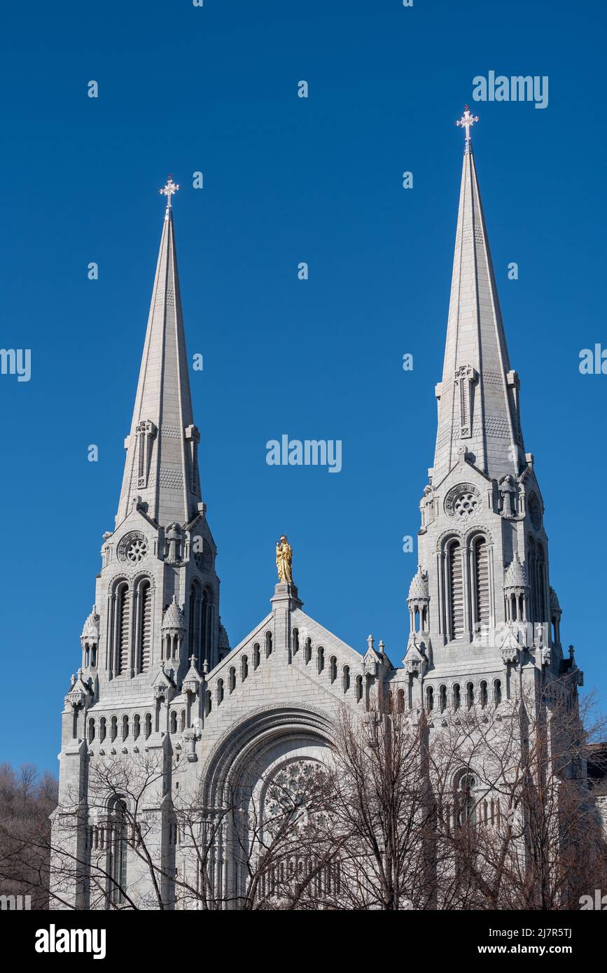 The Basilica dedicated to St Anne at SainteAnnedeBeaupre, Quebec