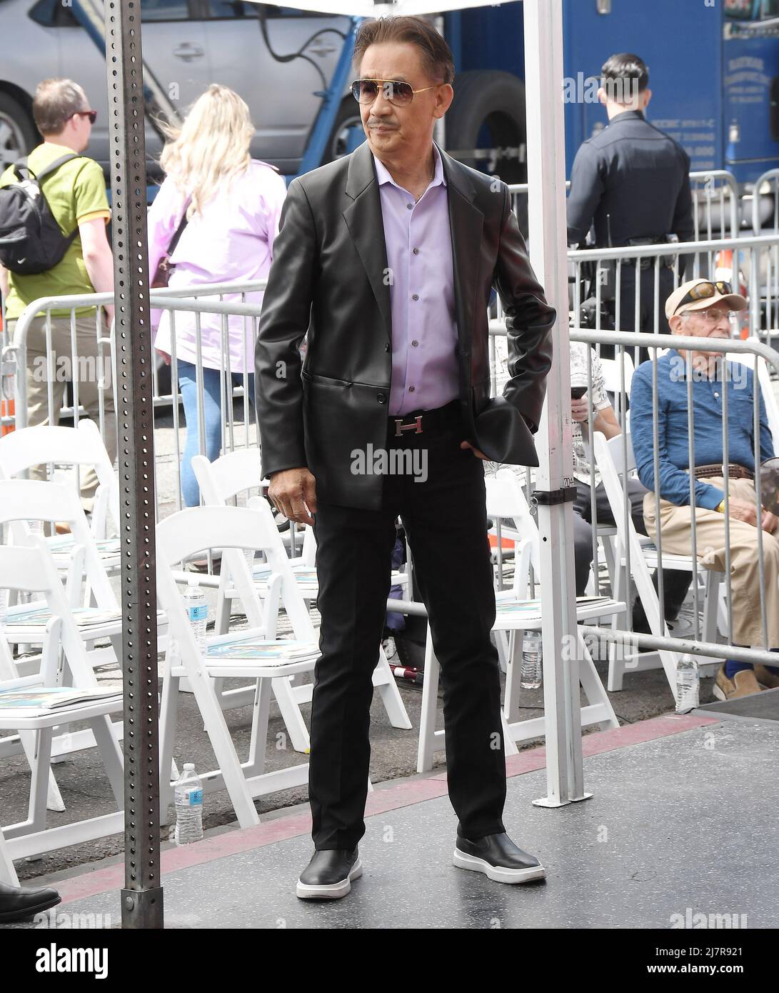 California, USA, May 10, 2022.George Cheung at the James Hong Star On
