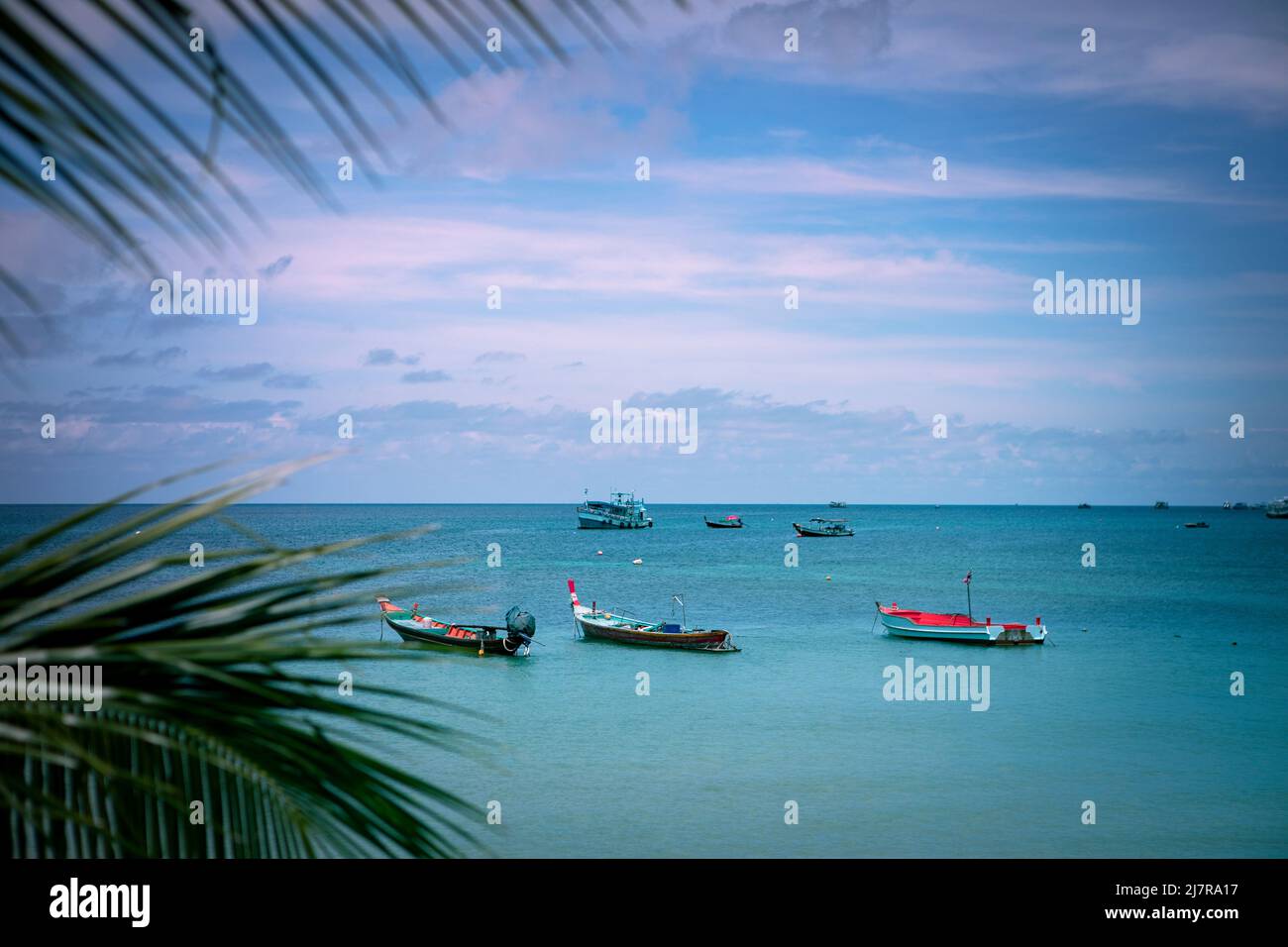 beautiful seascape of koh tao southern of thailand Stock Photo