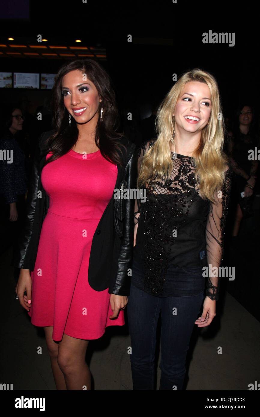 LOS ANGELES - FEB 11: Farrah Abraham, Masiela Lusha at the "The