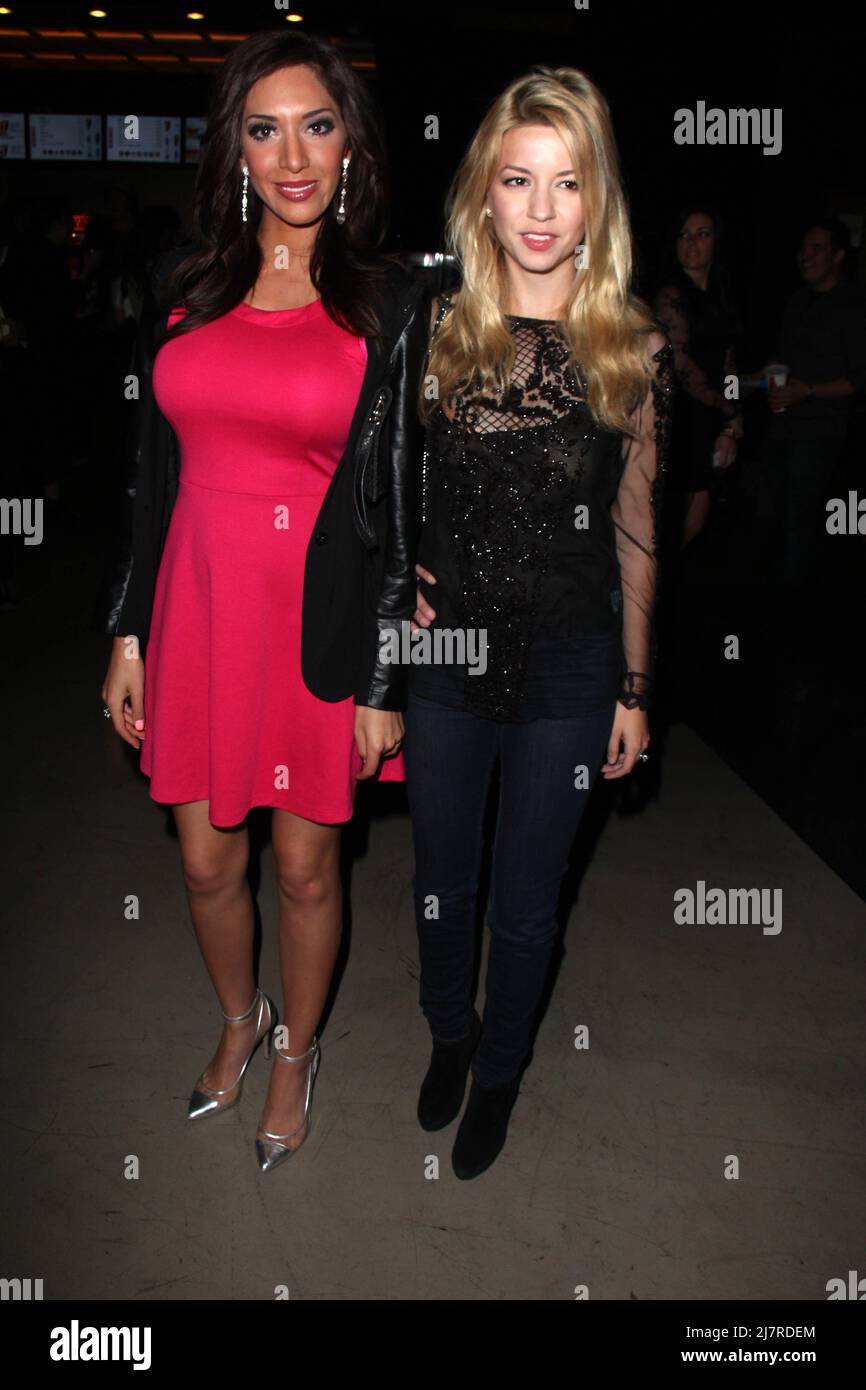 LOS ANGELES - FEB 11: Farrah Abraham, Masiela Lusha at the "The