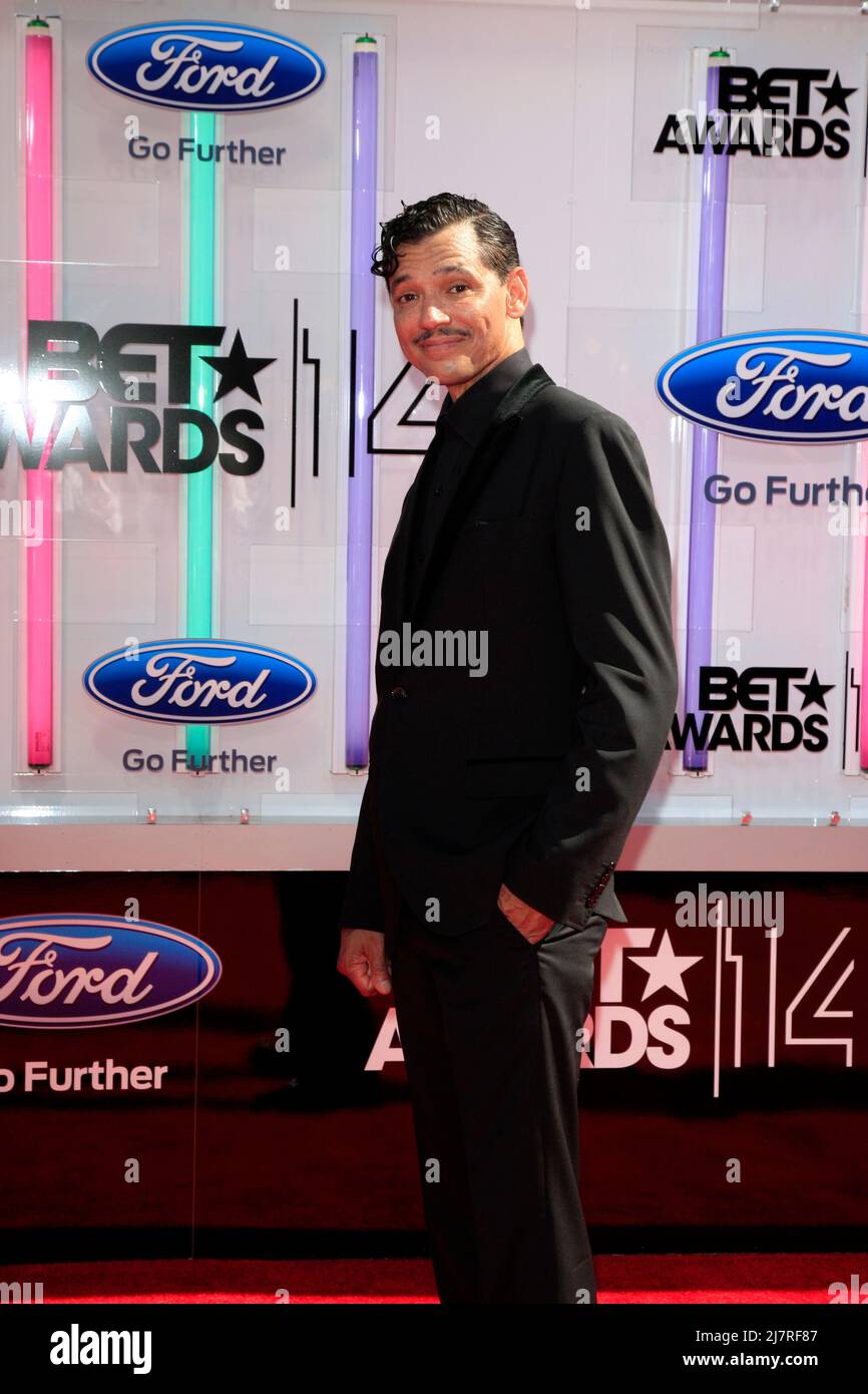 LOS ANGELES - JUN 29:  El DeBarge at the 2014 BET Awards - Arrivals at the Nokia Theater at LA Live on June 29, 2014 in Los Angeles, CA Stock Photo