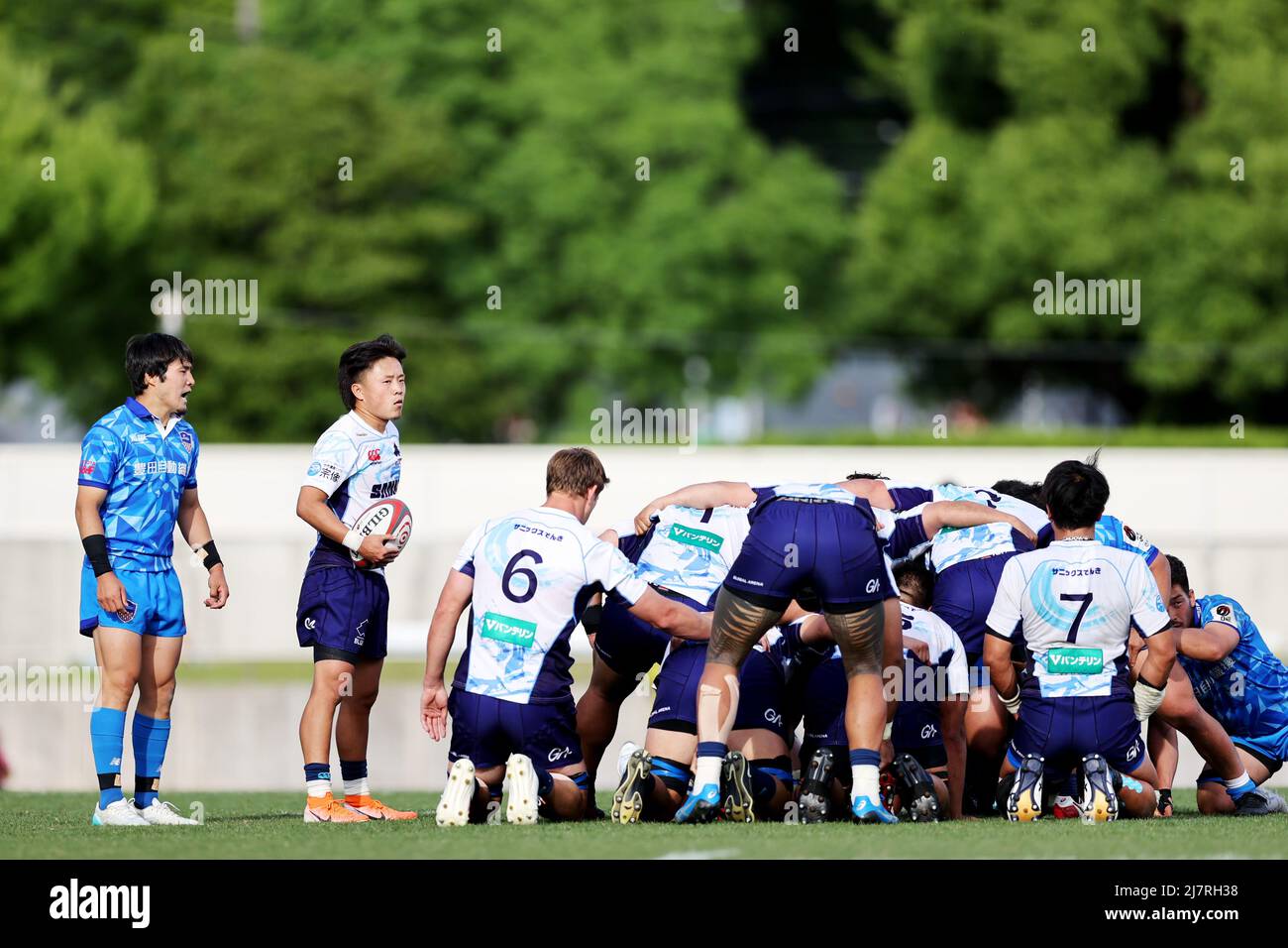 Paloma Mizuho Rugby Stadium, Aichi, Japan. 8th May, 2022. Azuma Doei (), MAY 8, 2022 - Rugby : Japan Rugby League One match between Toyota Industries Shuttles Aichi 55-29 Munakata Sanix Blues at Paloma Mizuho Rugby Stadium, Aichi, Japan. Credit: SportsPressJP/AFLO/Alamy Live News Stock Photo