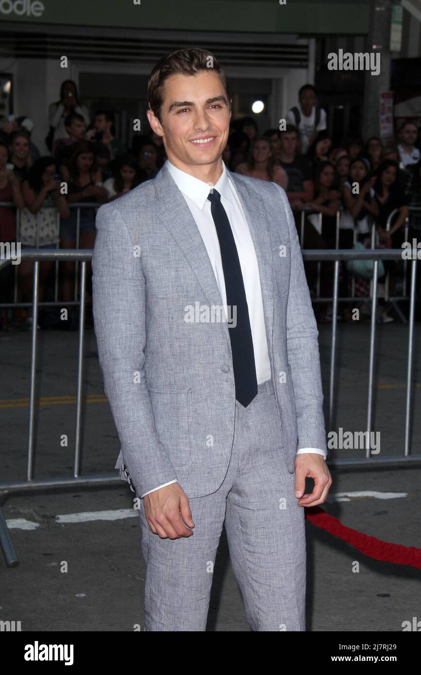 Members of the cast of Neighbors arrive at the film's world premiere at  the Regency Village Theatre on Monday, April 28, 2014, in Los Angeles.  Pictured from left are Dave Franco, Jerrod