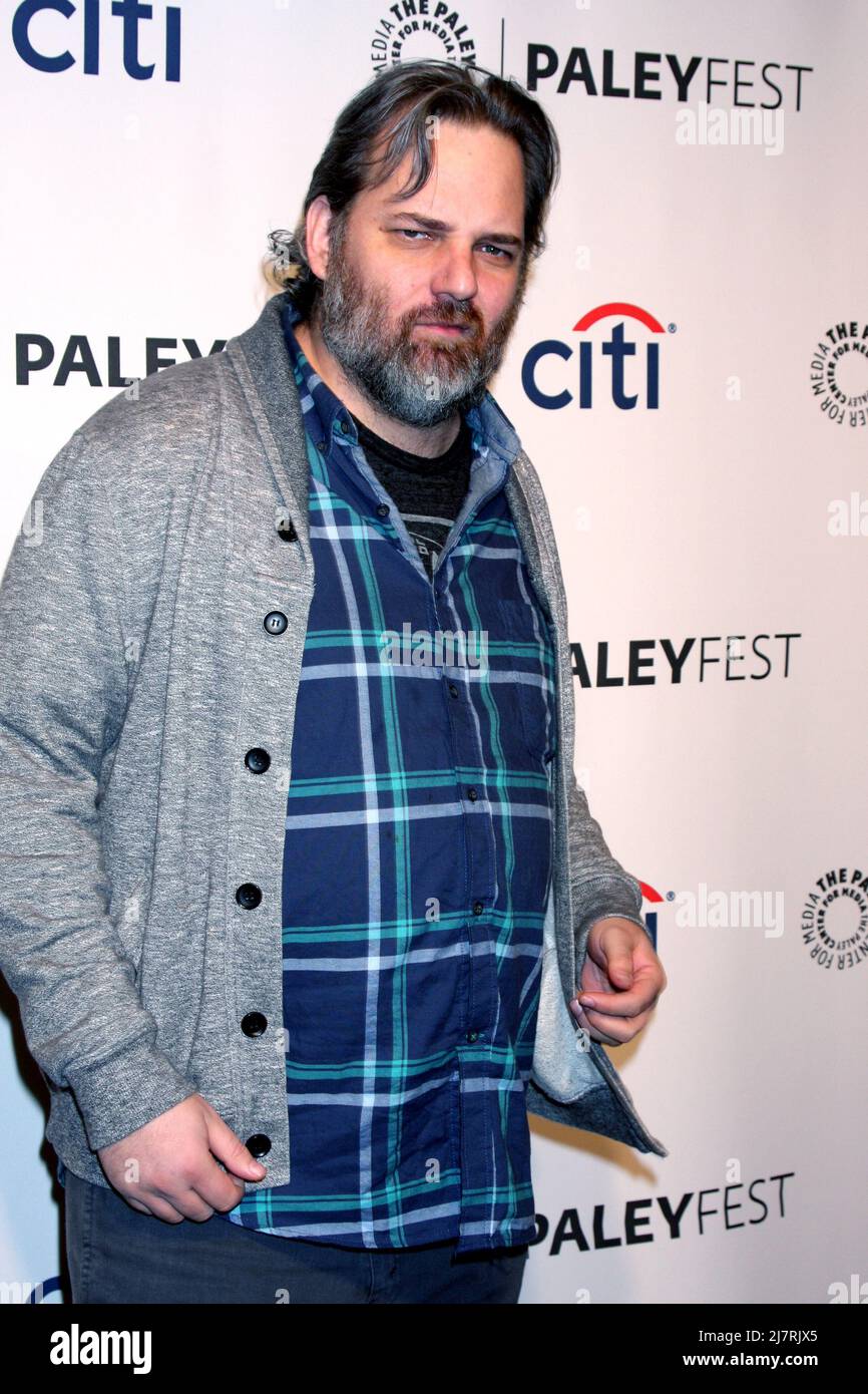 LOS ANGELES - MAR 26:  Dan Harmon at the PaleyFEST 2014 - 'Community' at Dolby Theater on March 26, 2014 in Los Angeles, CA Stock Photo