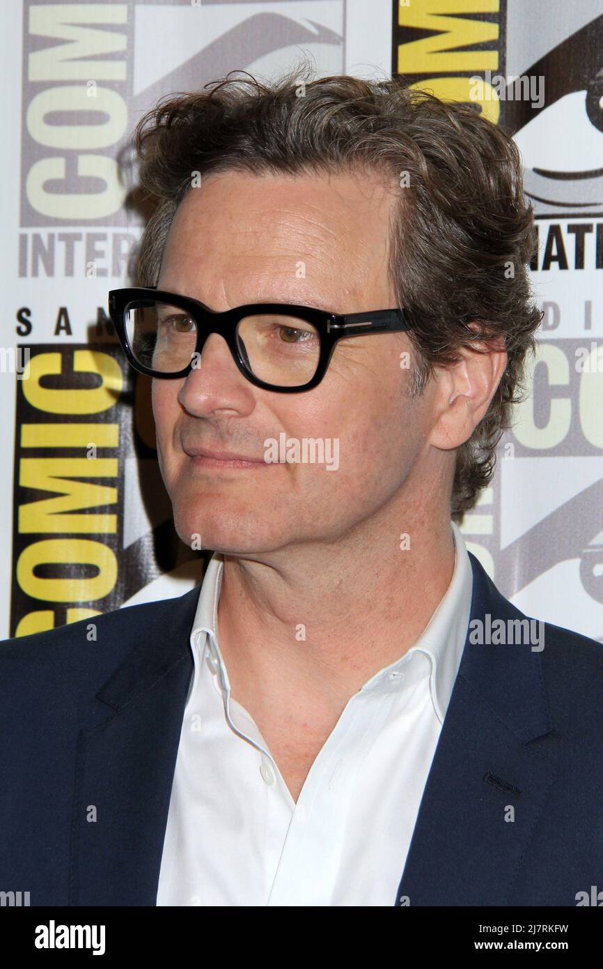 SAN DIEGO - JUL 25:  Colin Firth at the 'Kingsman' Press Line - Comic-Con International 2014 at the Hilton San Diego Bayfront on July 25, 2014 in San Diego, CA Stock Photo