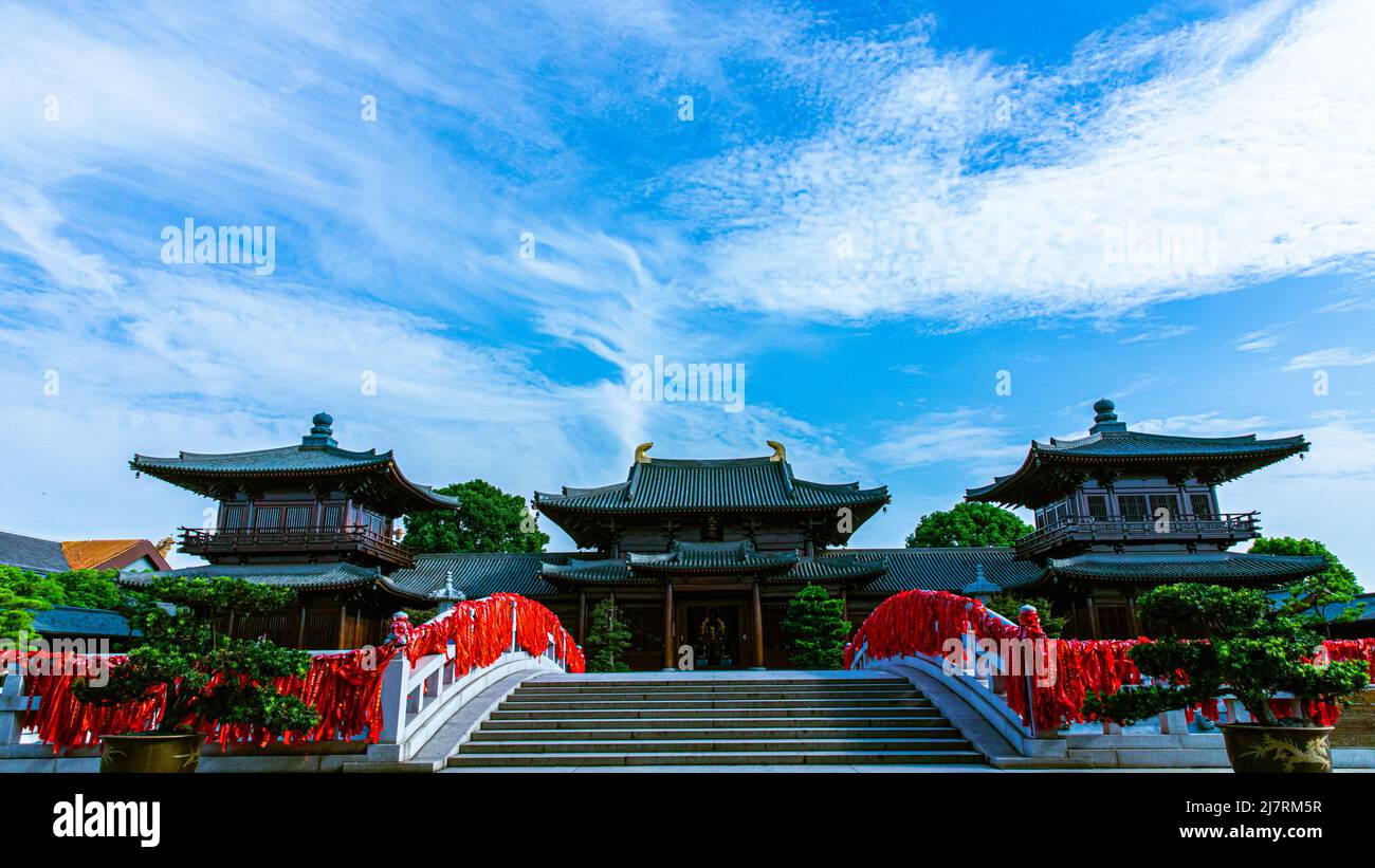 oriental temple architecture Stock Photo