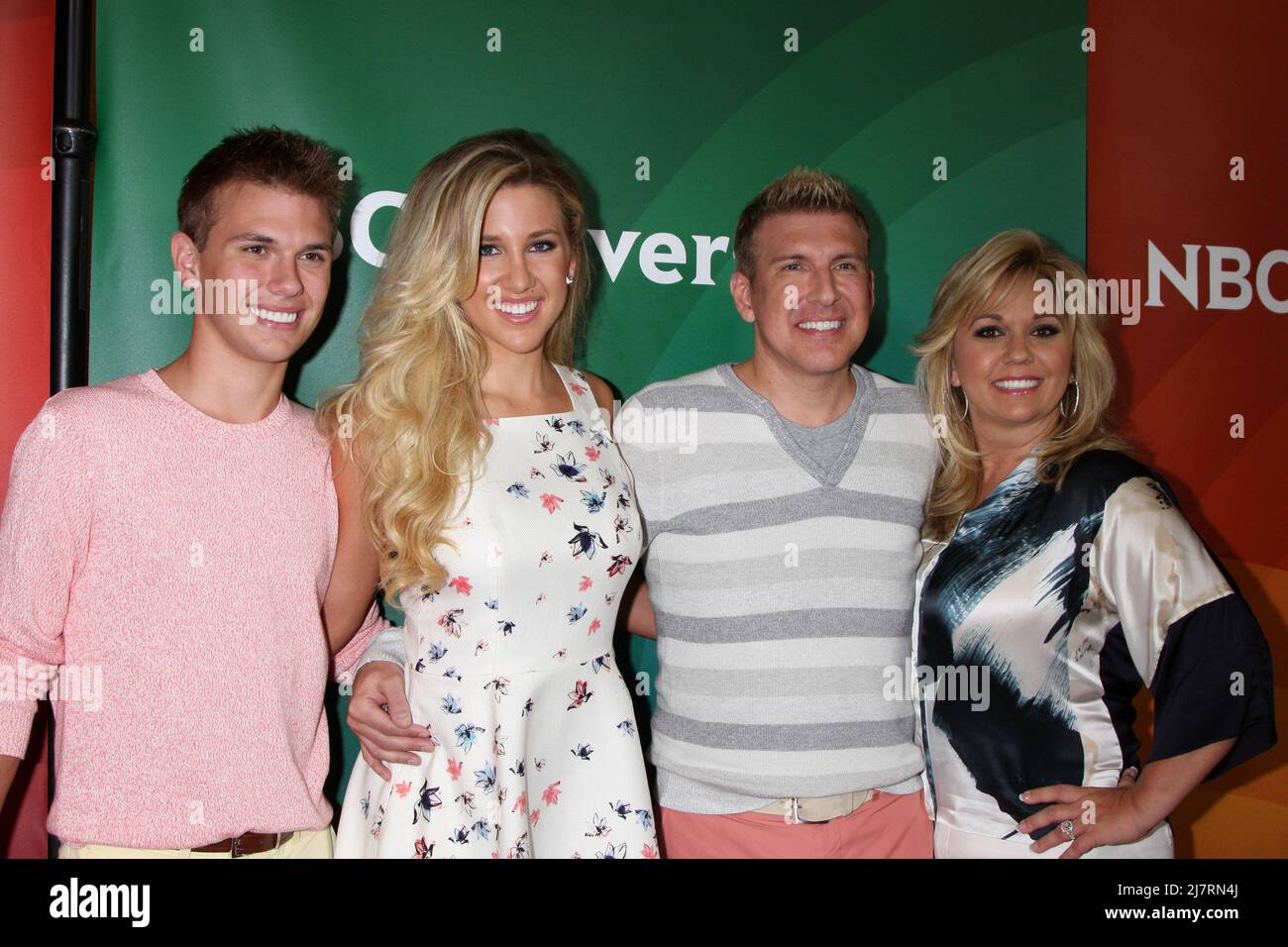 LOS ANGELES - JUL 14: Chase Chrisley, Savannah Chrisley, Todd Chrisley