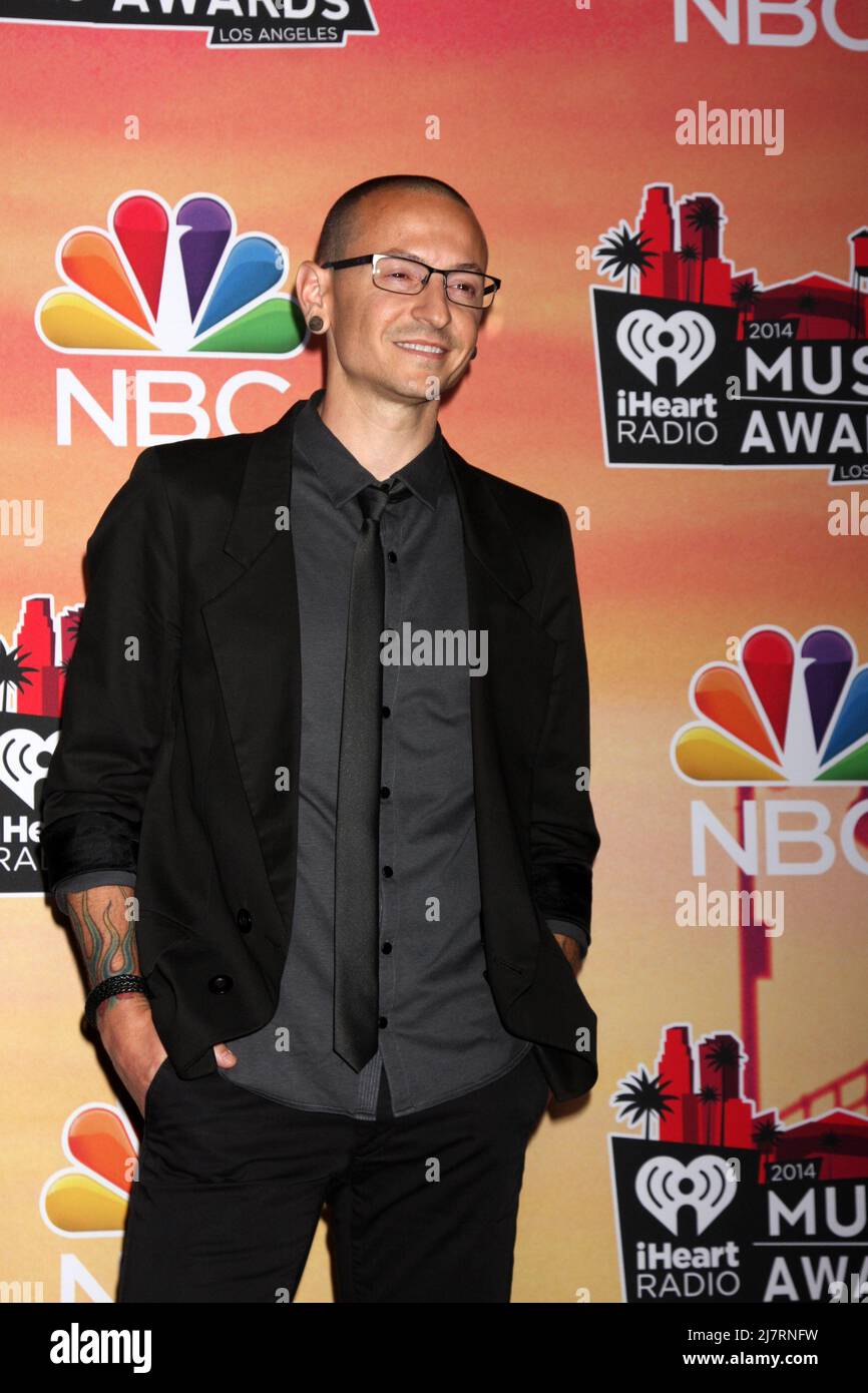 LOS ANGELES MAY 1 Chester Bennington At The 1st IHeartRadio Music los-angeles-may-1-chester-bennington-at-the-1st-iheartradio-music