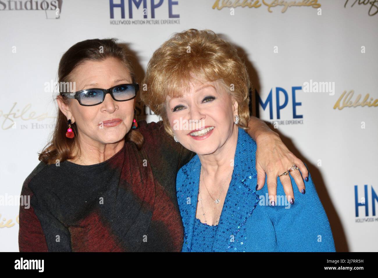 LOS ANGELES MAY 14 Carrie Fisher, Debbie Reynolds at the "Debbie