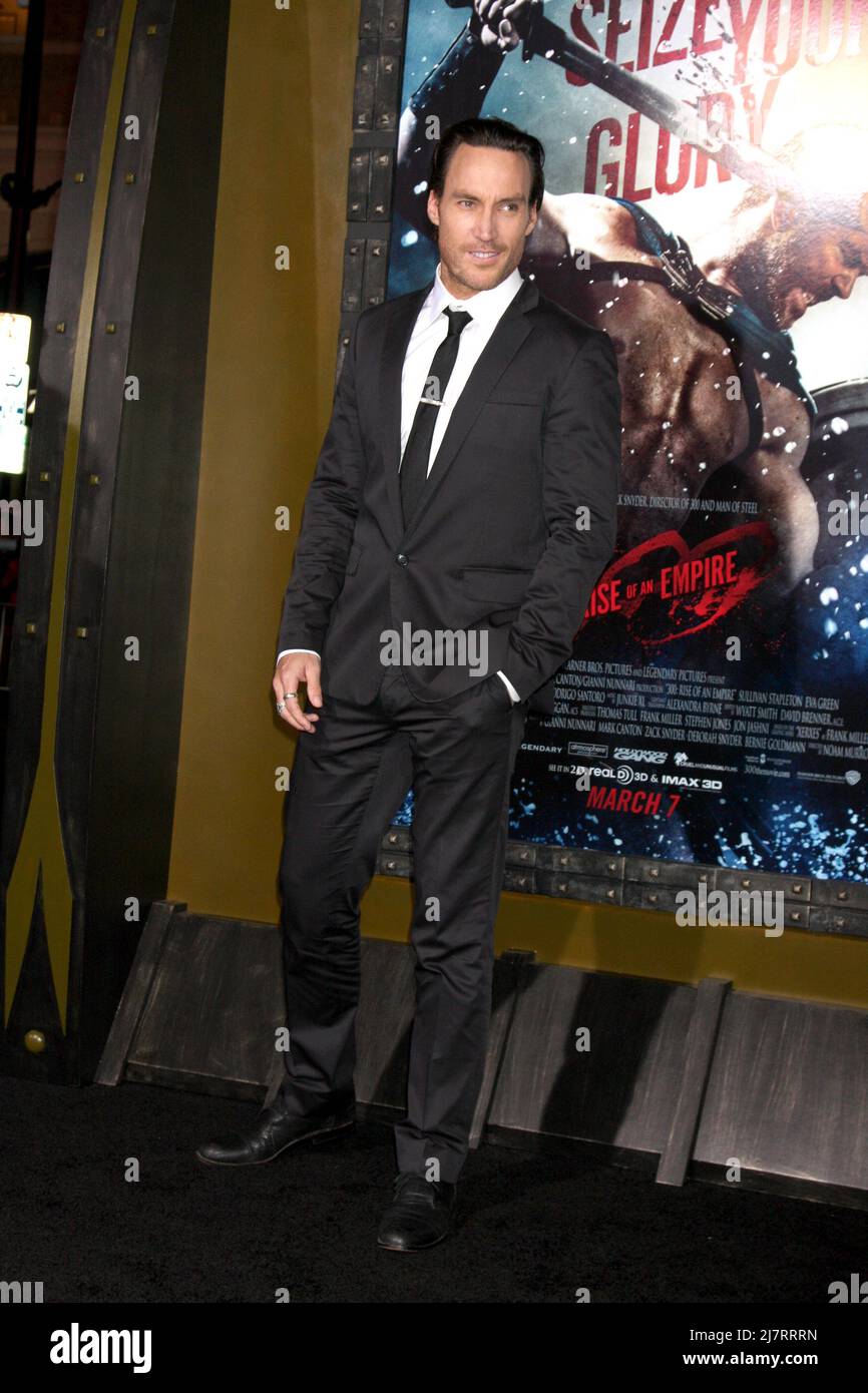 LOS ANGELES - MAR 4: Callan Mulvey at the "300: Rise Of An Empire