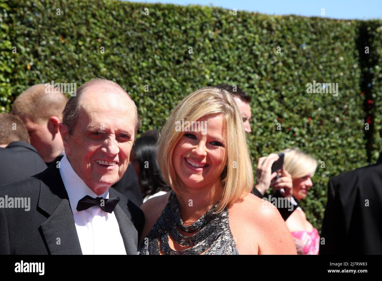 LOS ANGELES - AUG 16:  Bob Newhart at the 2014 Creative Emmy Awards - Arrivals at Nokia Theater on August 16, 2014 in Los Angeles, CA Stock Photo