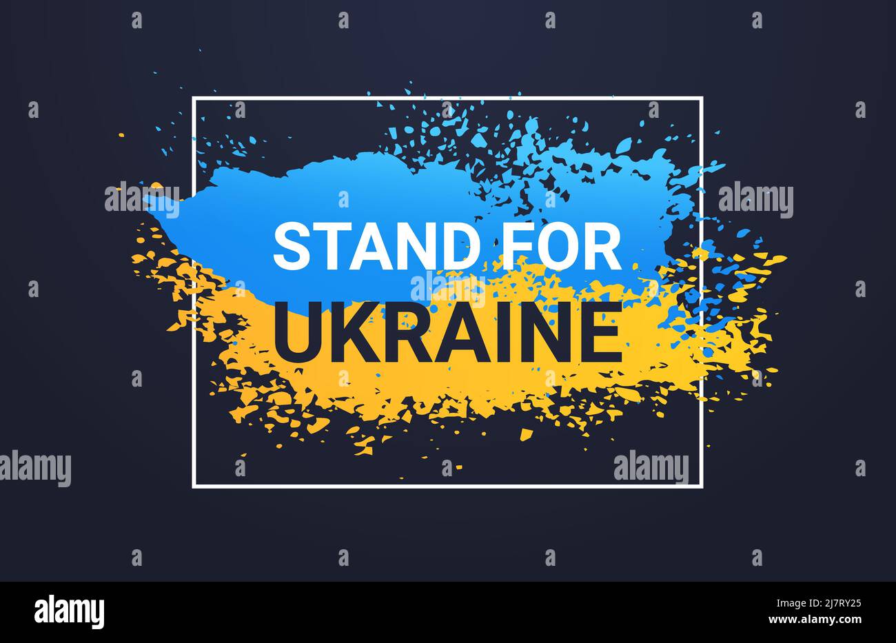 WAR11 Save Ukraine Sticker x 2 Ukrainian Peace Stop war stand with car sticker decal graphic