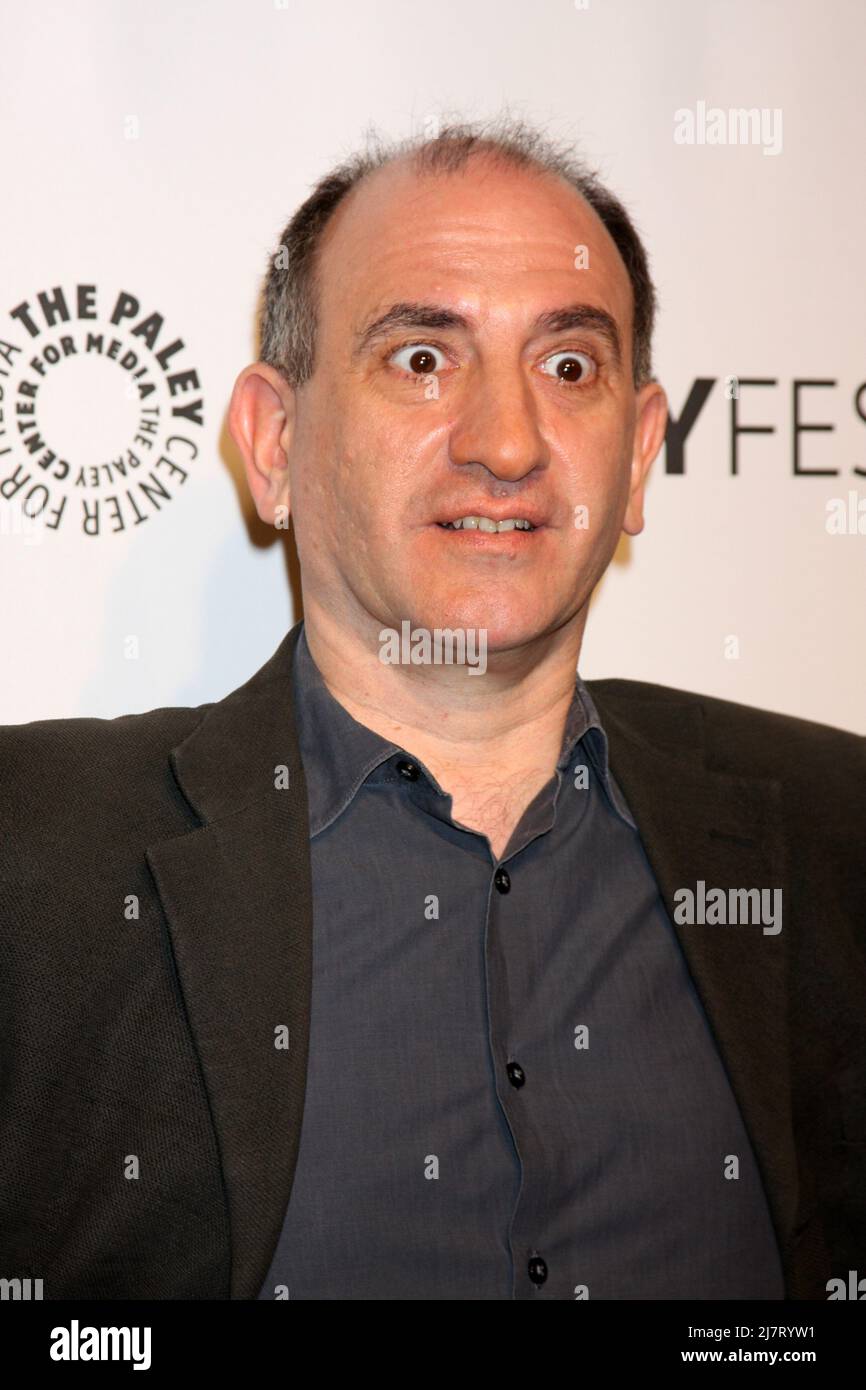 LOS ANGELES - MAR 27:  Armando Iannucci at the PaleyFEST 2014 - 'VEEP' at Dolby Theater on March 27, 2014 in Los Angeles, CA Stock Photo