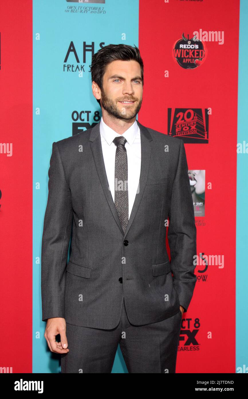 LOS ANGELES - OCT 5:  Wes Bentley at the 'American Horror Story: Freak Show' Premiere Event at TCL Chinese Theater on October 5, 2014 in Los Angeles, CA Stock Photo