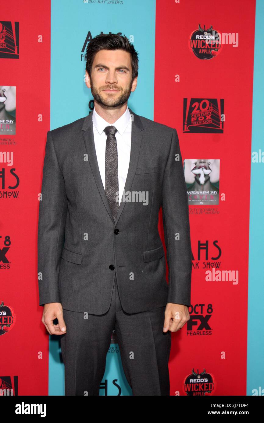 LOS ANGELES - OCT 5:  Wes Bentley at the 'American Horror Story: Freak Show' Premiere Event at TCL Chinese Theater on October 5, 2014 in Los Angeles, CA Stock Photo