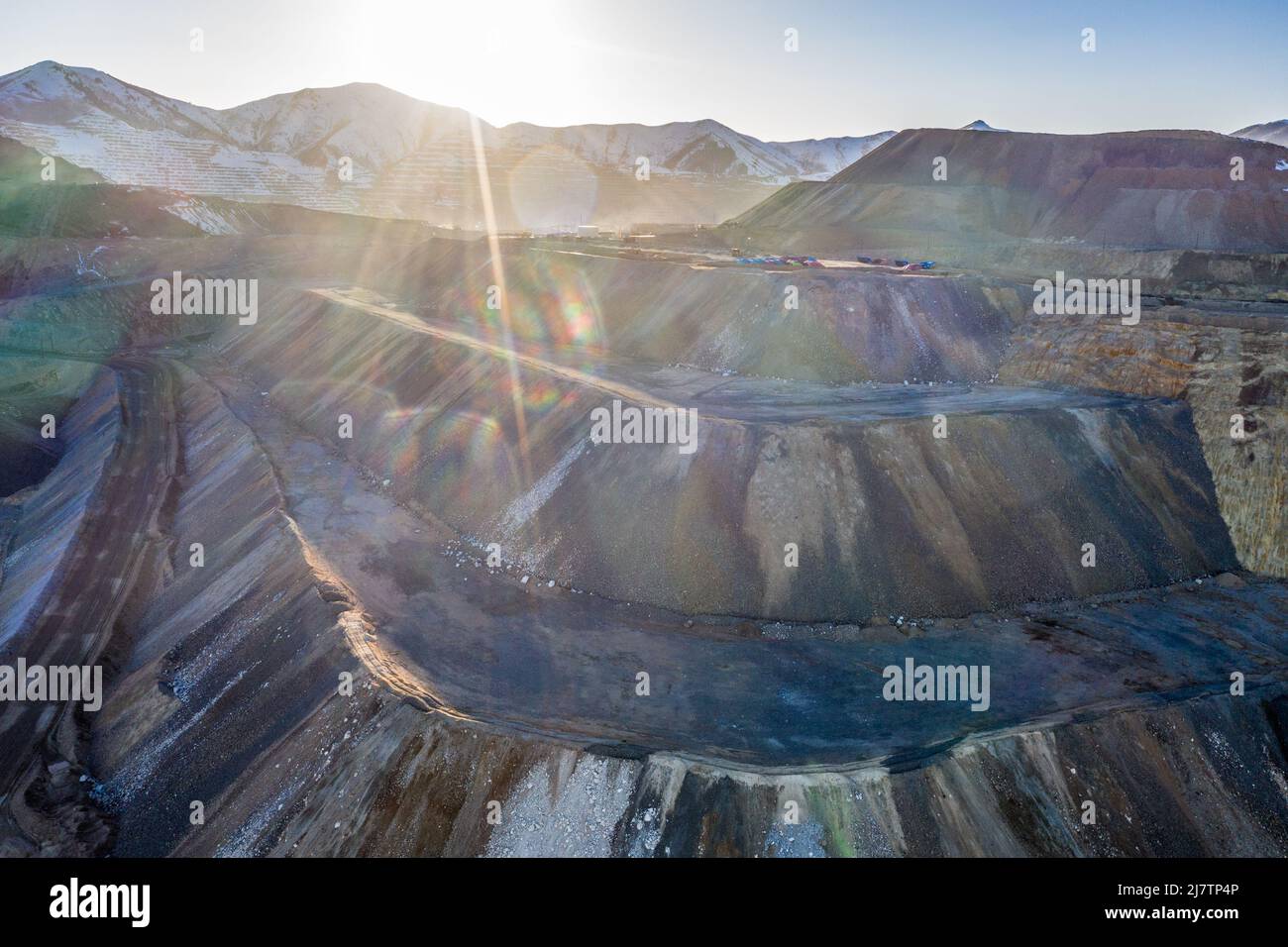 Rio Tinto Kennecott Copper Mine,  Magna, Utah, USA Stock Photo