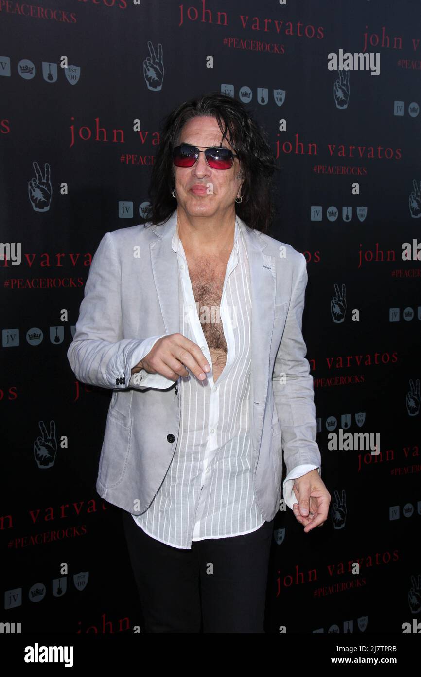 LOS ANGELES - SEP 21:  Paul Stanley at the John Varvatos And Ringo Starr Celebrate International Peace Day at John Varvatos on September 21, 2014 in West Hollywood, CA Stock Photo