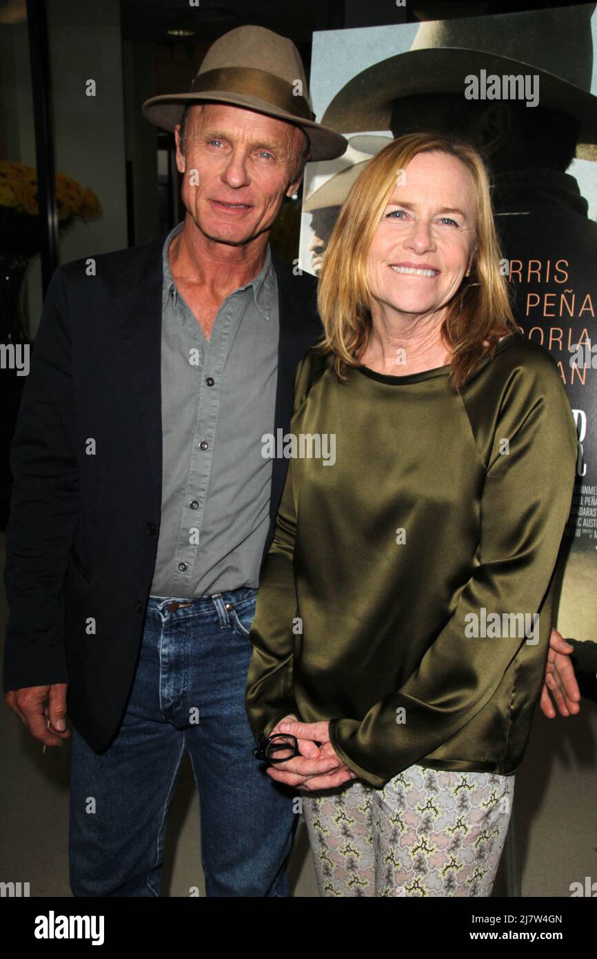 LOS ANGELES - AUG 21: Ed Harris, Amy Madigan at the "Frontera" LA Premiere at Landmark Theater