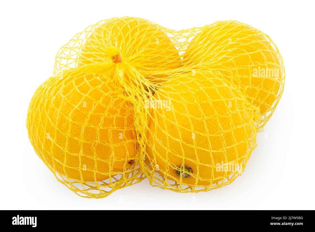 Free Photo  Close-up fresh lemons in a bag