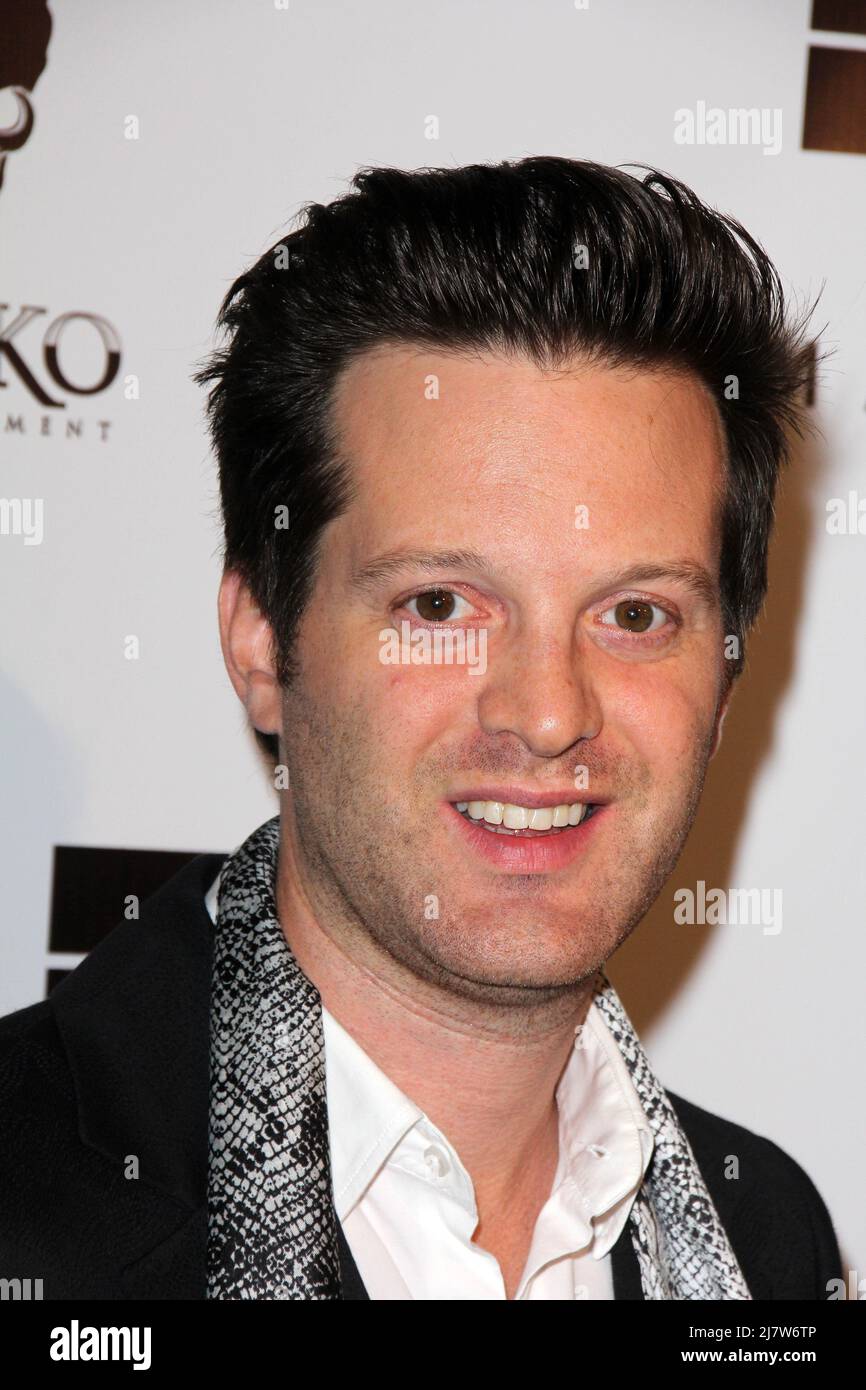 LOS ANGELES - AUG 22:  Mayer Hawthorne at the 'Jimi: All Is By My Side' LA Special Screening at ArcLight Hollywood Theaters on August 22, 2014 in Los Angeles, CA Stock Photo
