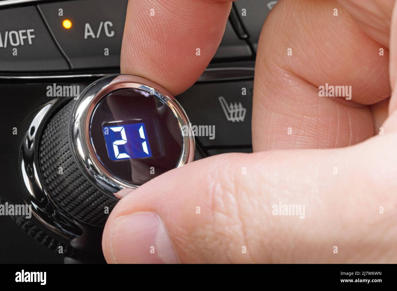 Set air conditioning in a modern car Stock Photo Alamy
