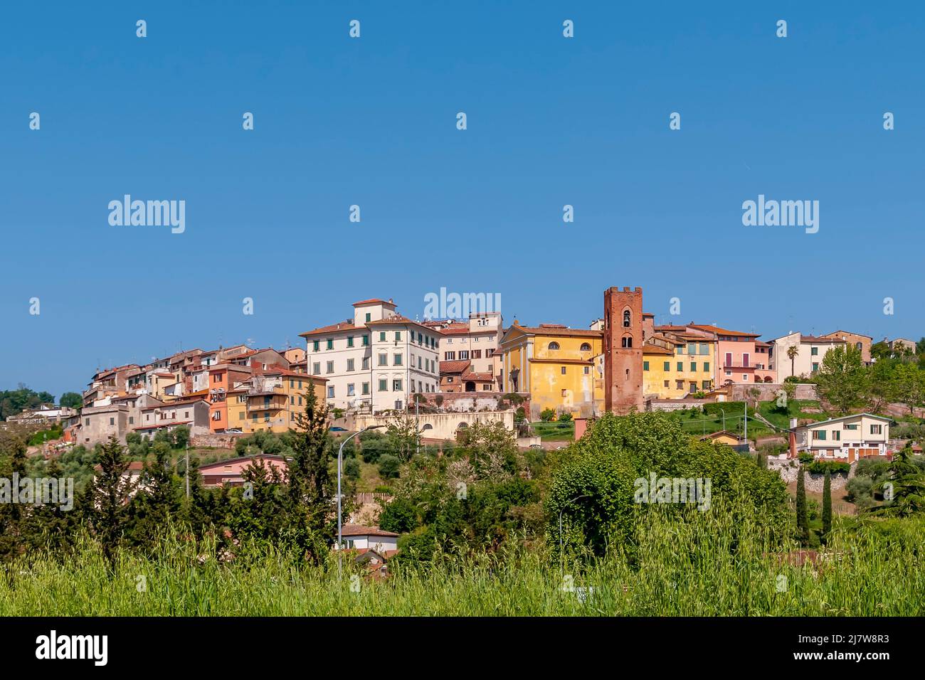 Santa Maria a Monte, beautiful panoramic view of the hilltop village