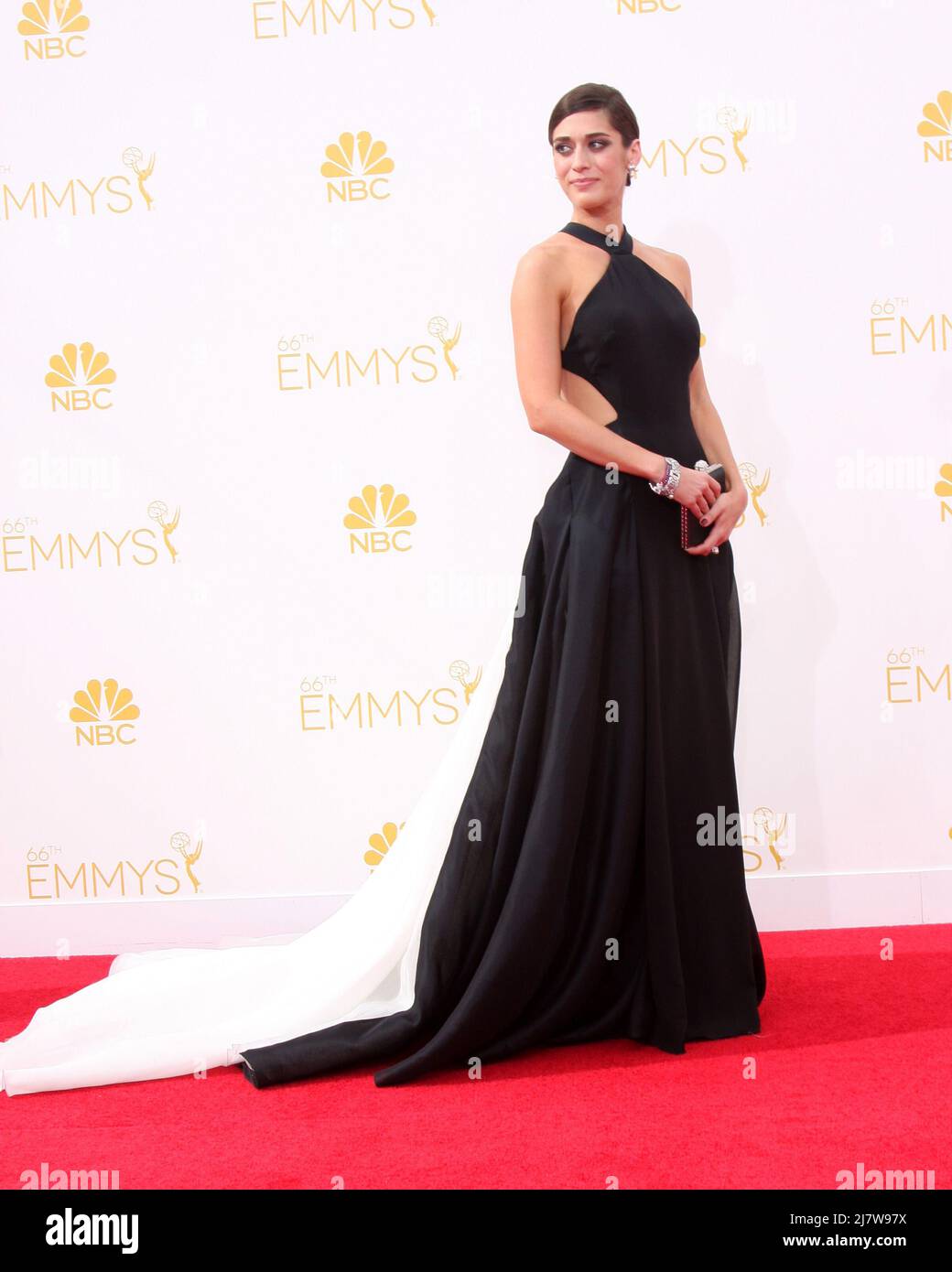 LOS ANGELES - AUG 25: Lizzy Caplan at the 2014 Primetime Emmy Awards