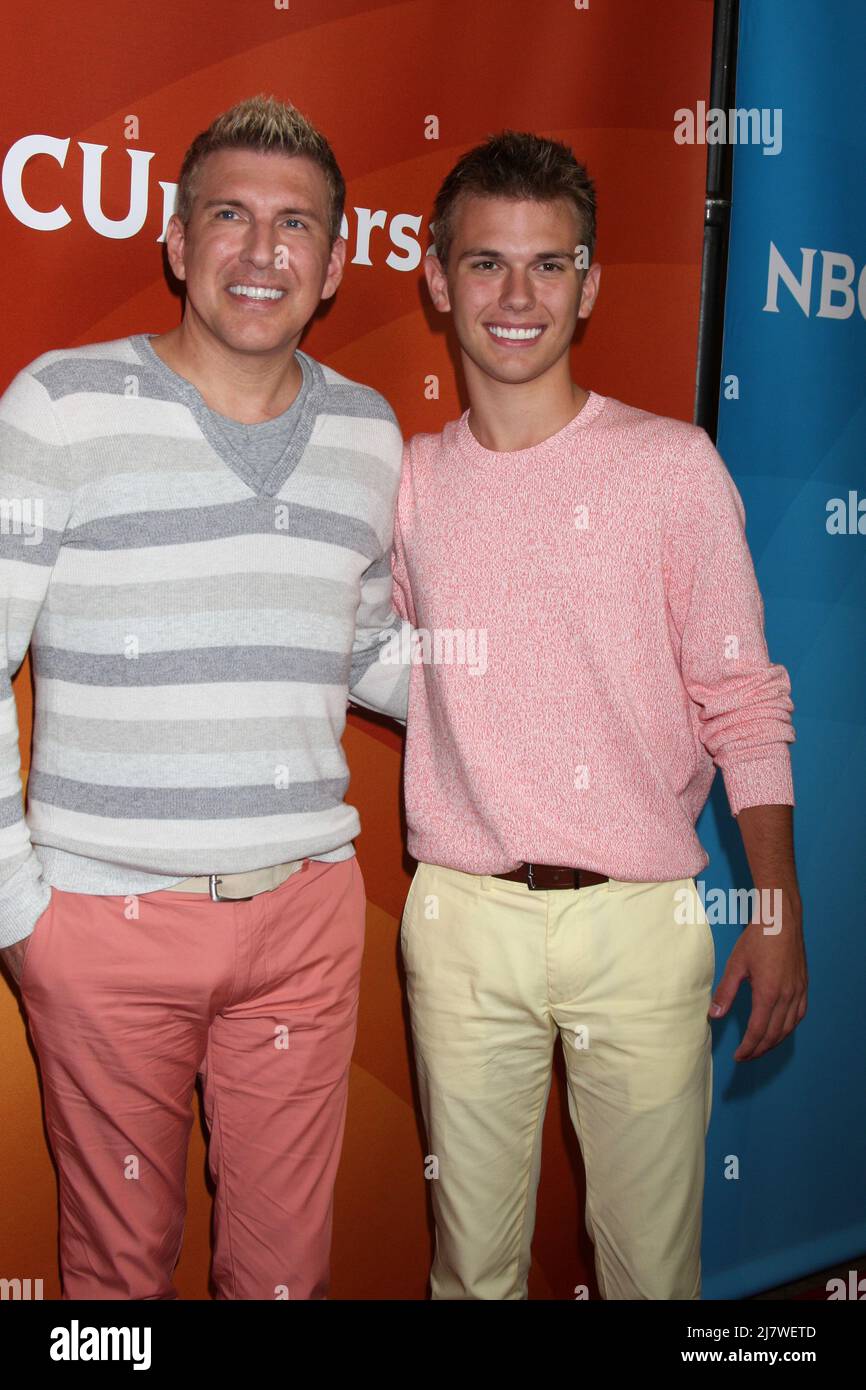 LOS ANGELES JUL 14 Todd Chrisley, Chase Chrisley at the NBCUniversal