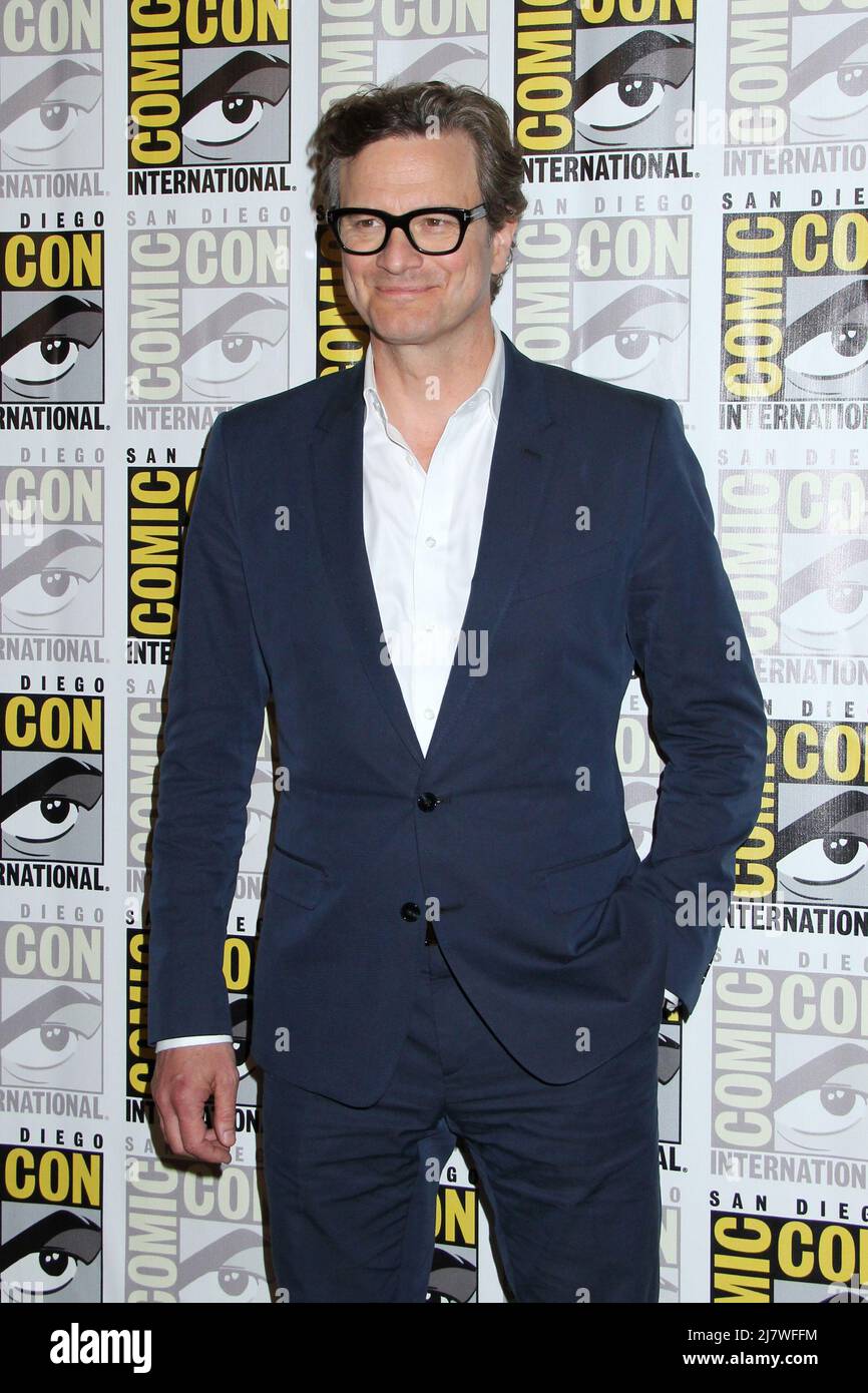 SAN DIEGO - JUL 25:  Colin Firth at the 'Kingsman' Press Line - Comic-Con International 2014 at the Hilton San Diego Bayfront on July 25, 2014 in San Diego, CA Stock Photo