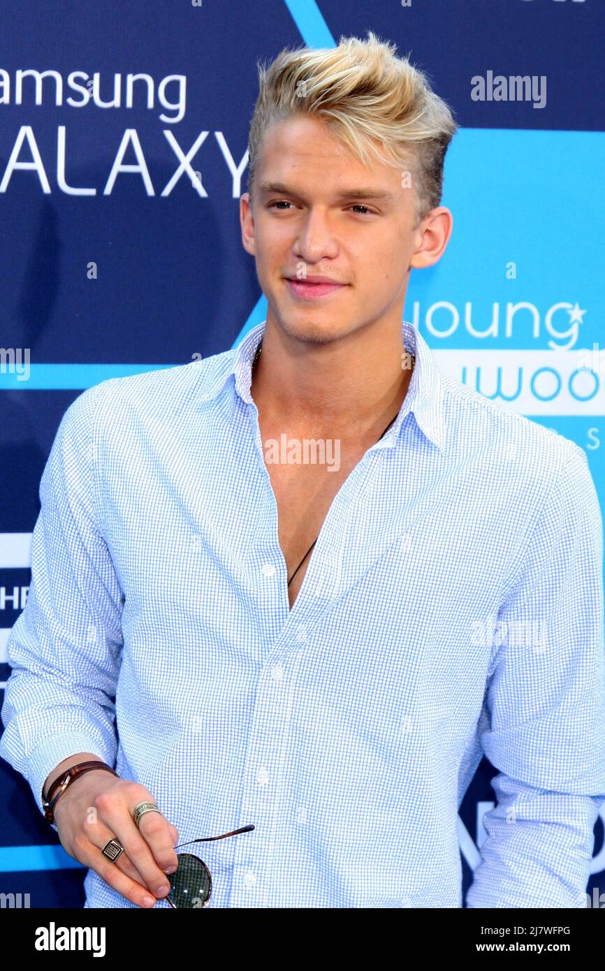 LOS ANGELES - JUL 27: Cody Simpson at the 2014 Young Hollywood Awards ...