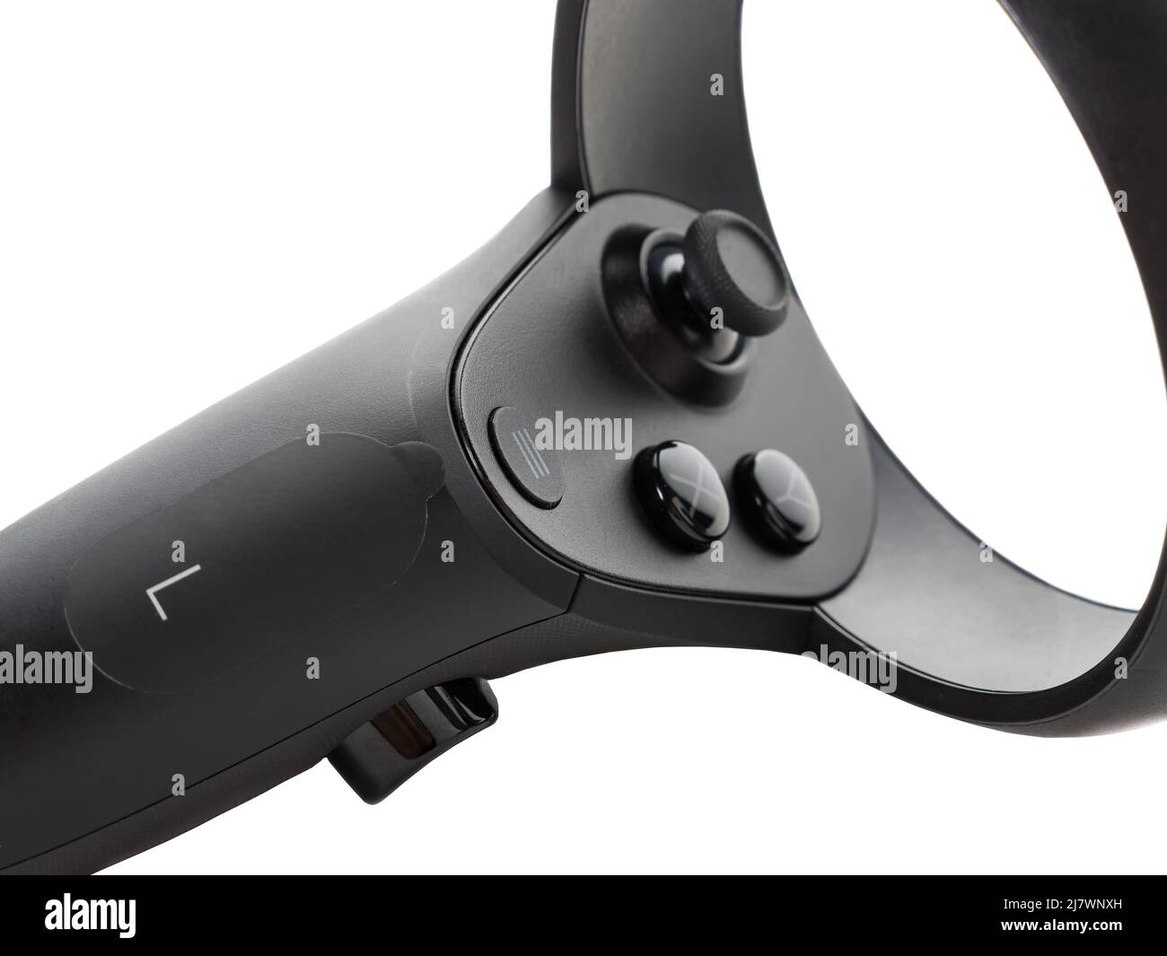 Close-up of the joystick from the virtual reality glasses isolated on a ...