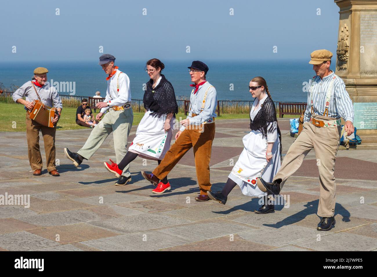The Lancashire Wallopers Traditional Dancing at the Whitby Folk Week