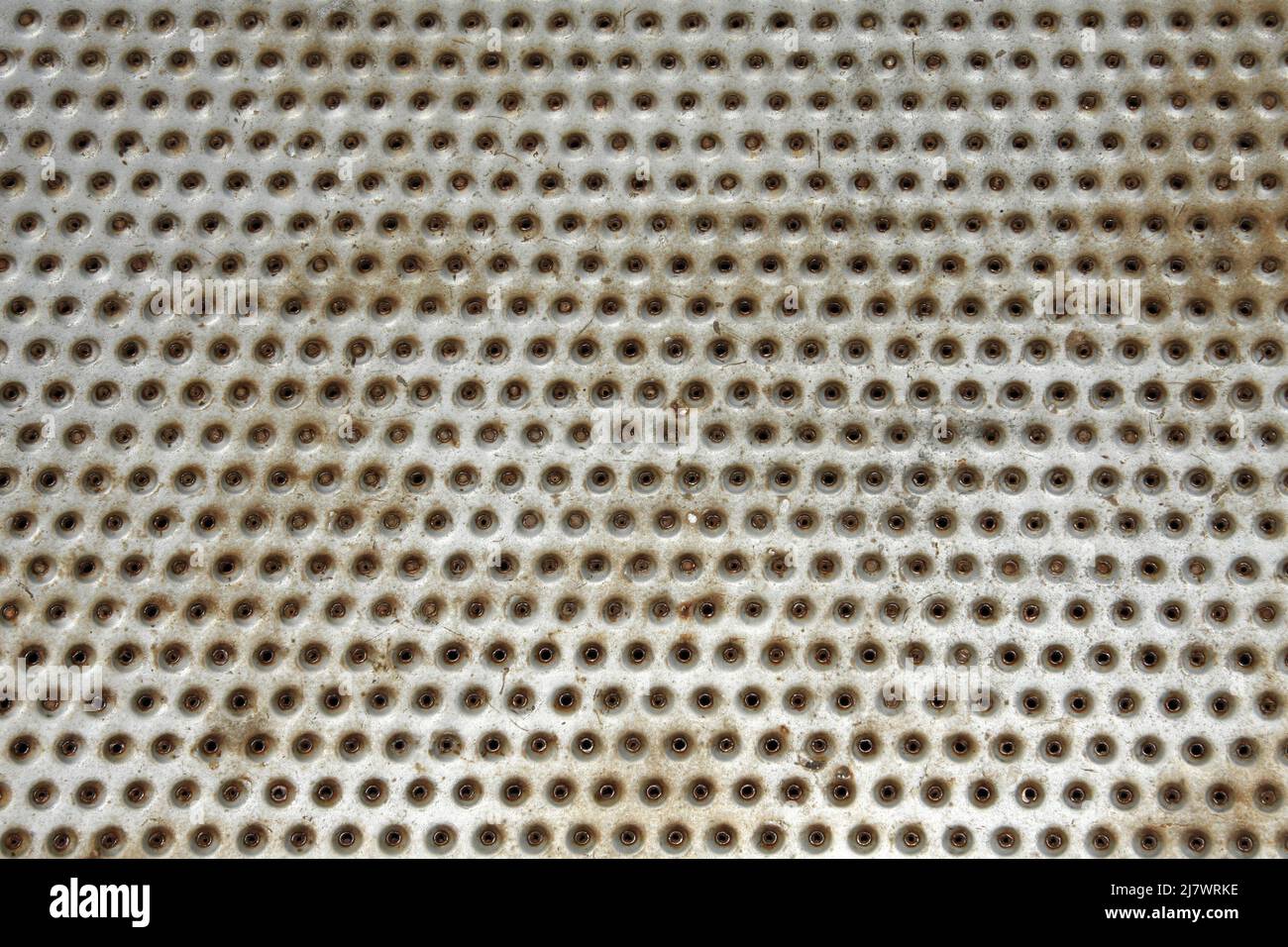 Steel plate with holes texture stock photo alamy