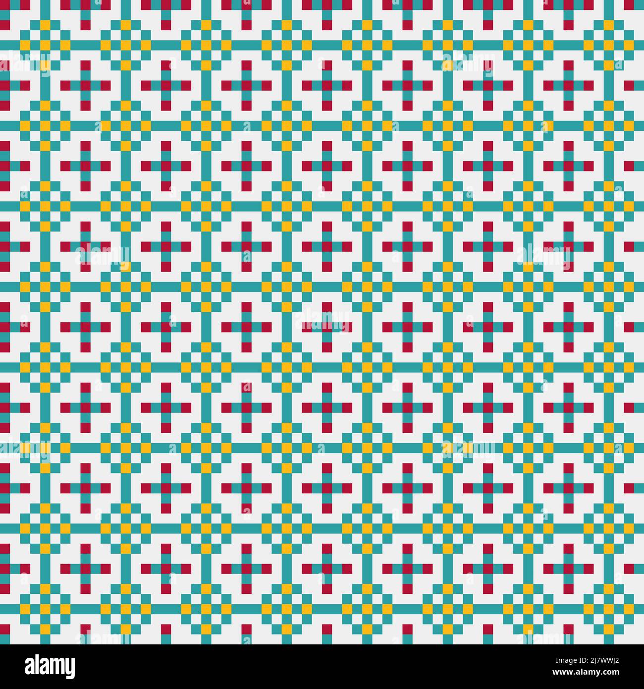 Abstract Cross-Pattern Dotted generative computational art illustration ...